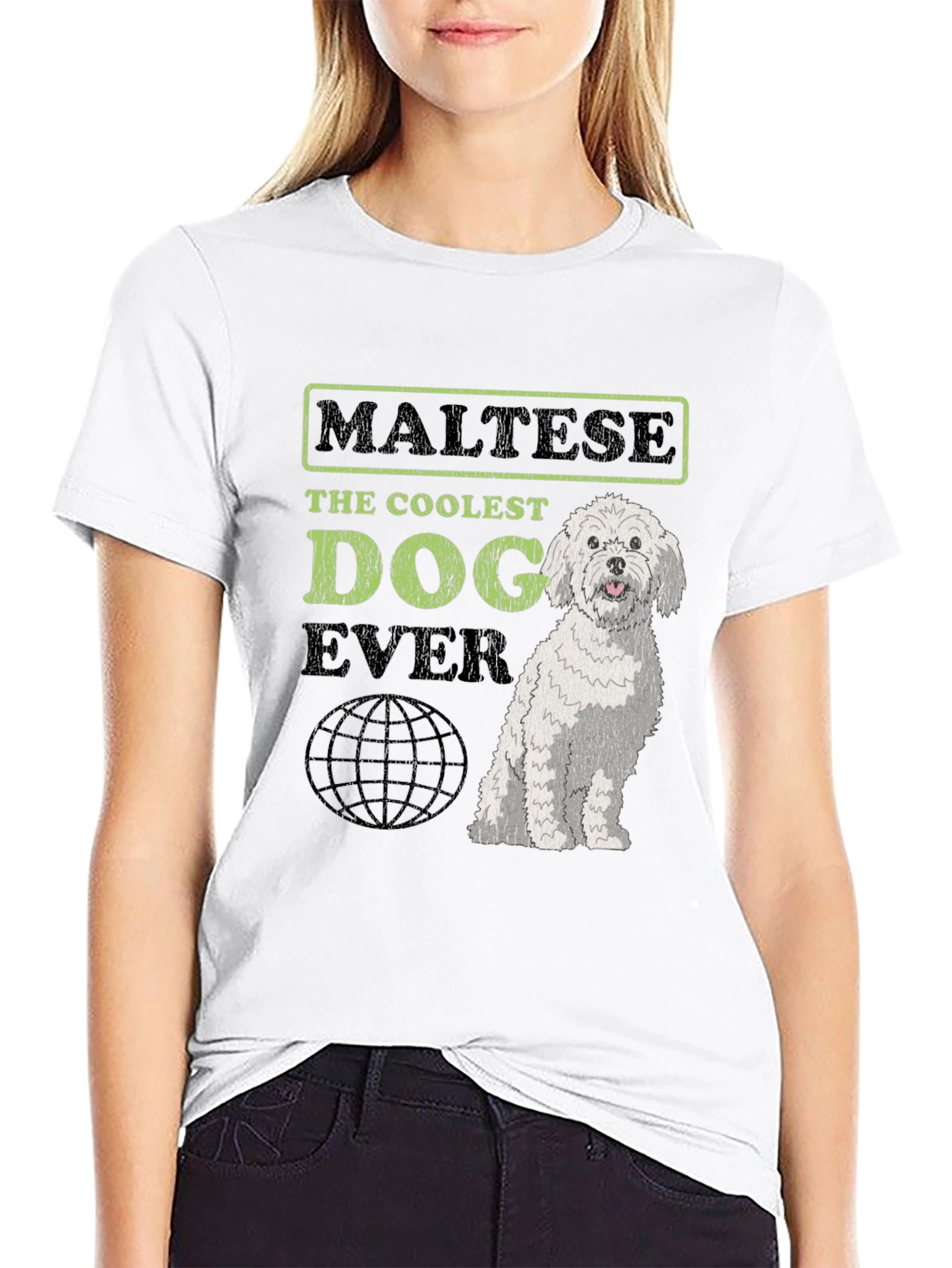 Maltese Dog T-Shirt - Coolest Dog Ever