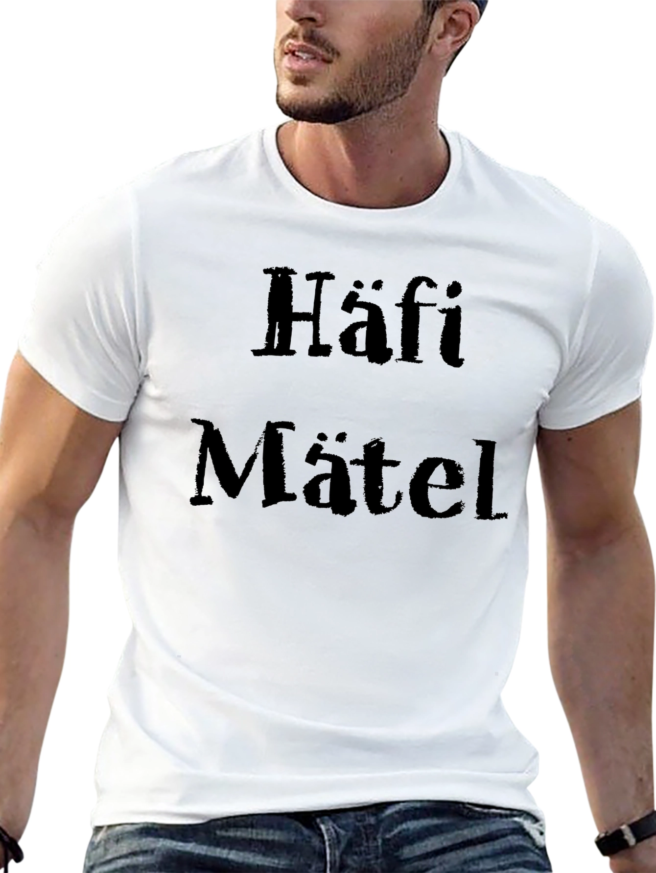 Häfi Mätel Black T-Shirt - Unique Design