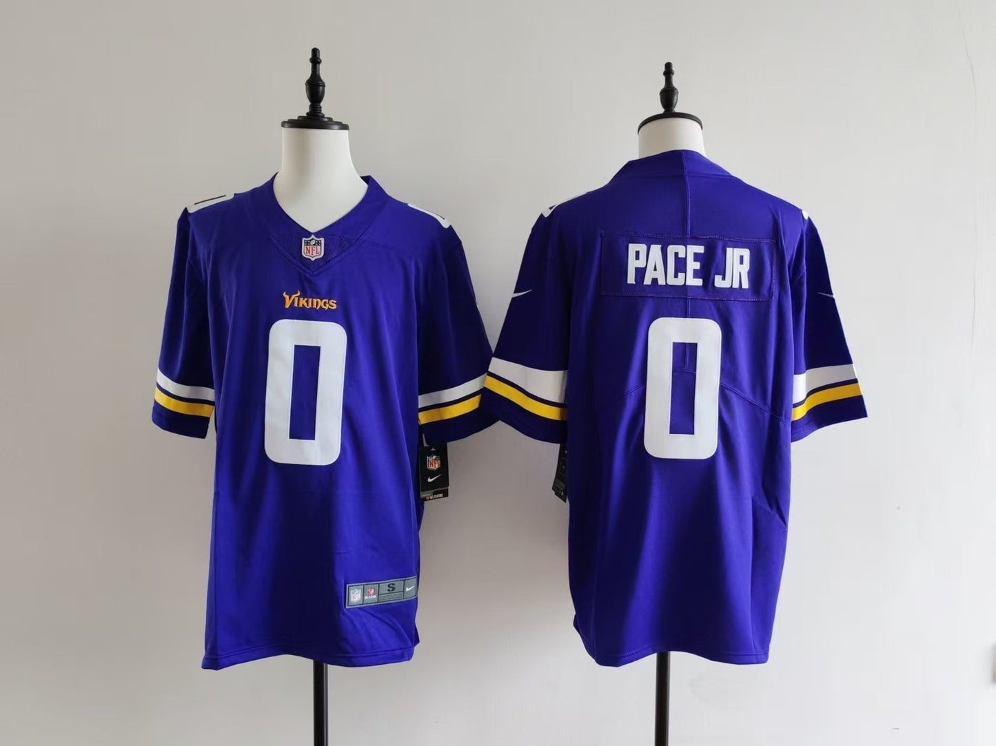 Men's Minnesota Vikings Ivan Pace Jr Nike Jersey - Purple#0