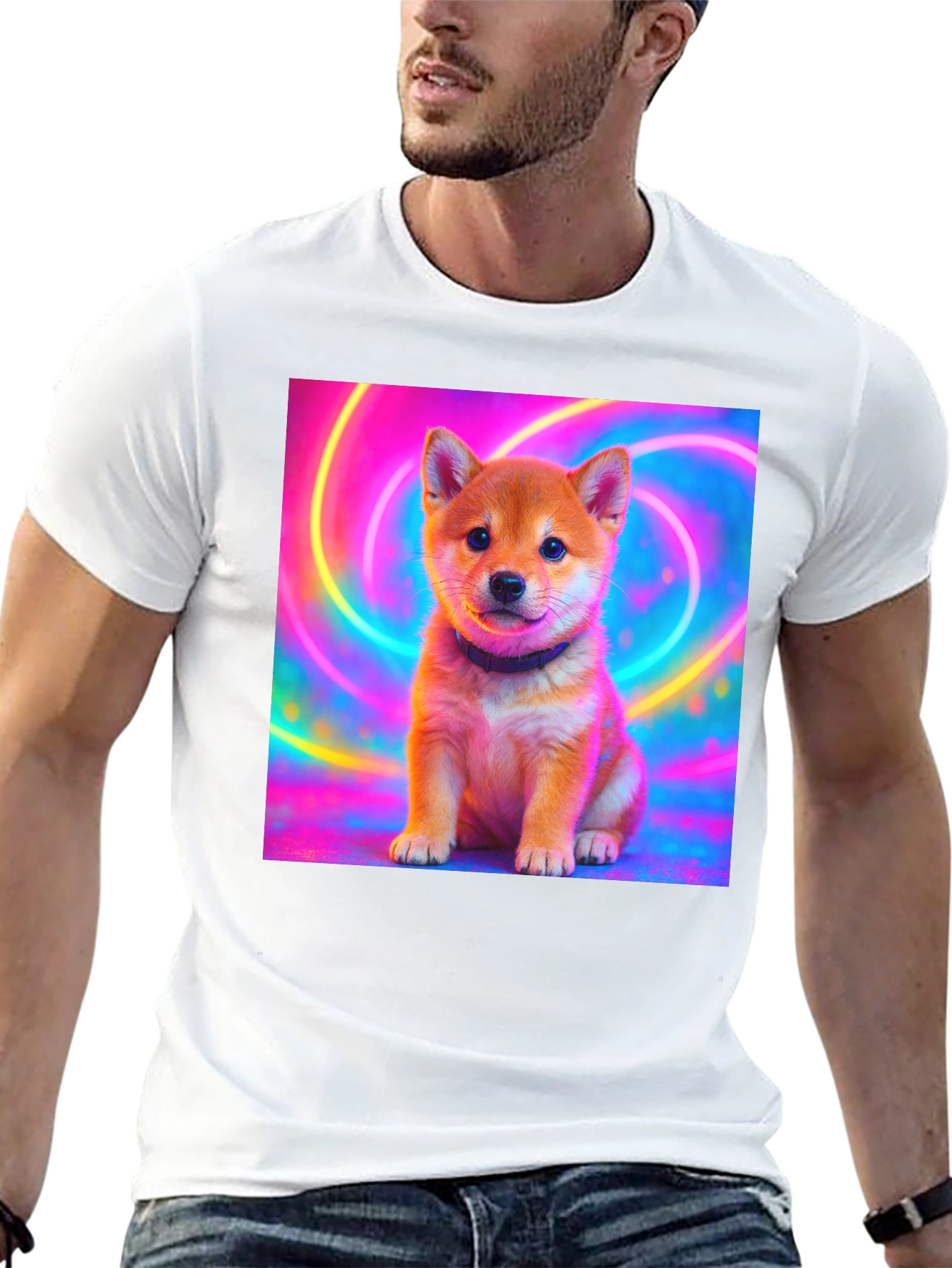 Vaporwave Shiba Inu T-Shirt