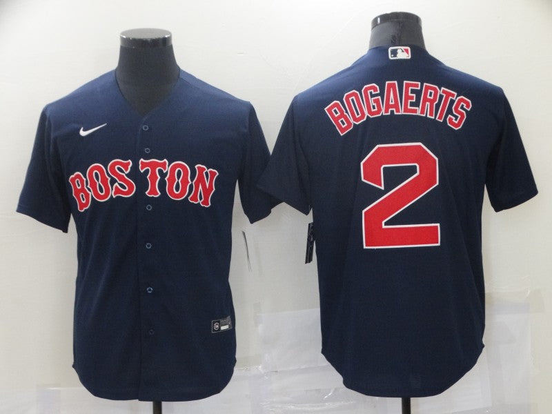 Men's Boston Red Sox Xander Bogaerts #2 Navy Replica Baseball Jerseys