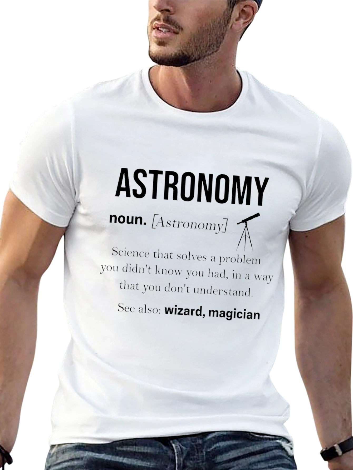 Astronomy Definition Black T-Shirt
