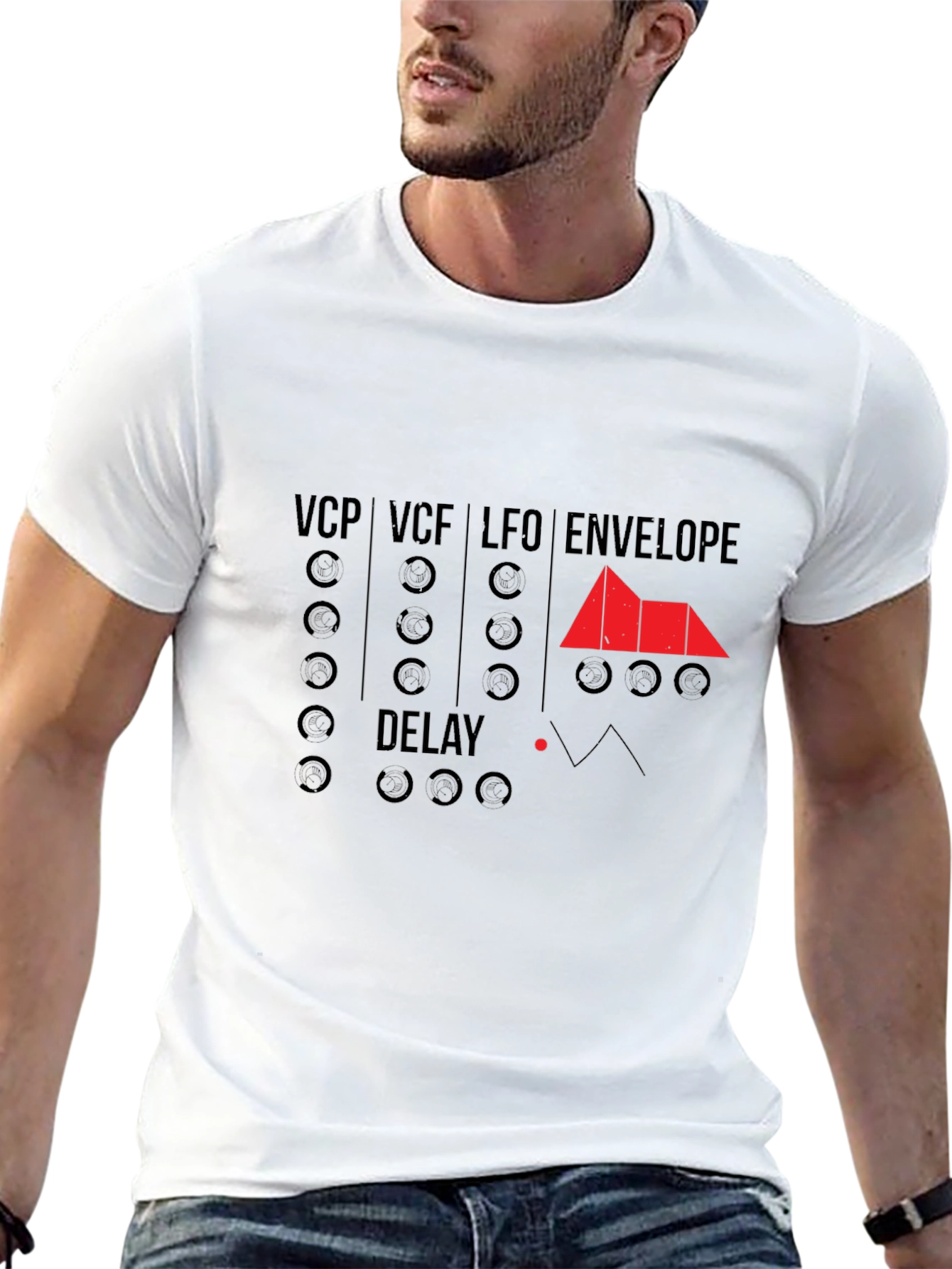 Synthesizer Graphic T-Shirt - Musician Apparel