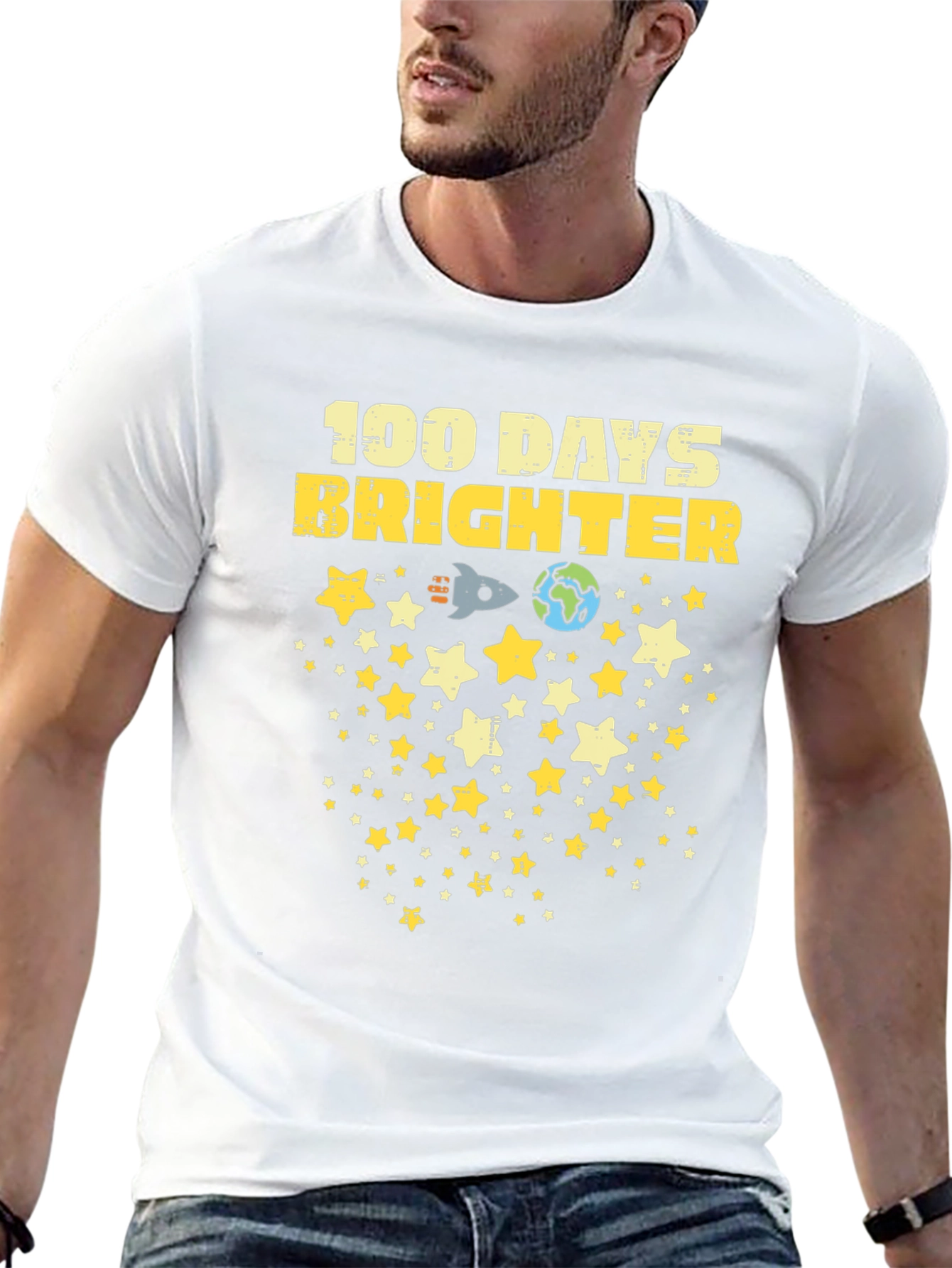 100 Days Brighter Graphic T-Shirt