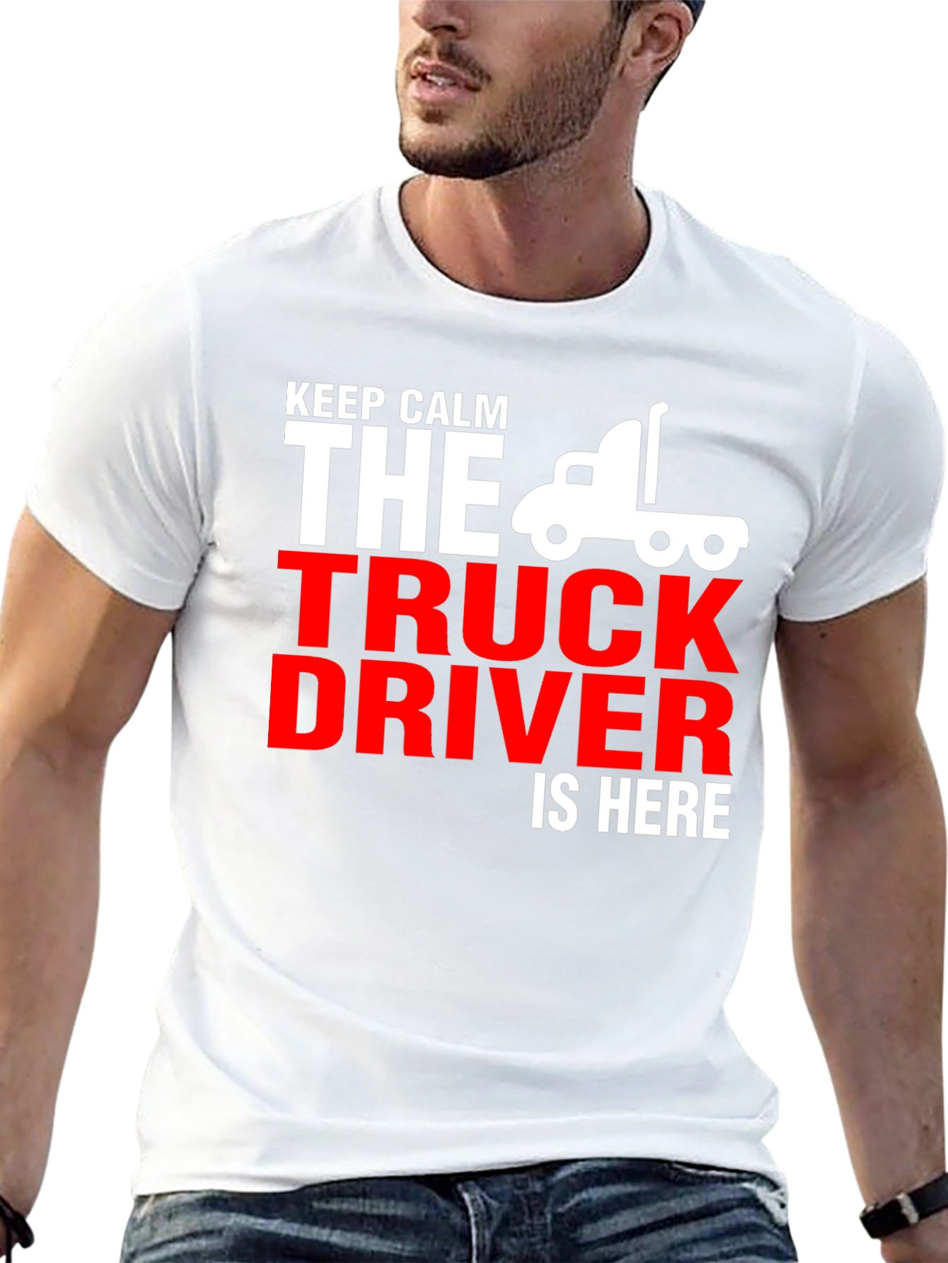 Keep Calm Truck Driver T-Shirt