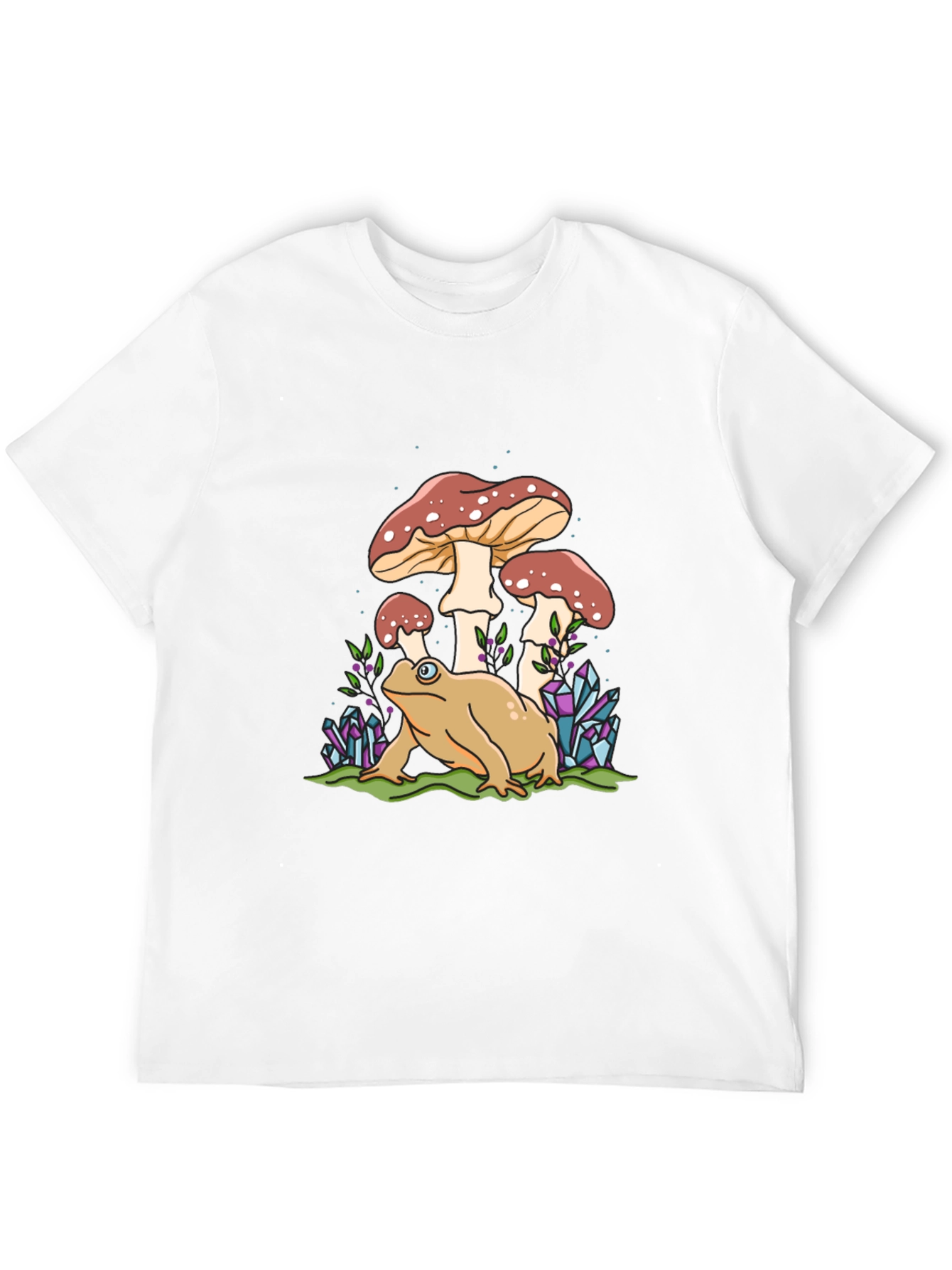 Frog & Mushroom Graphic Tee - Unisex