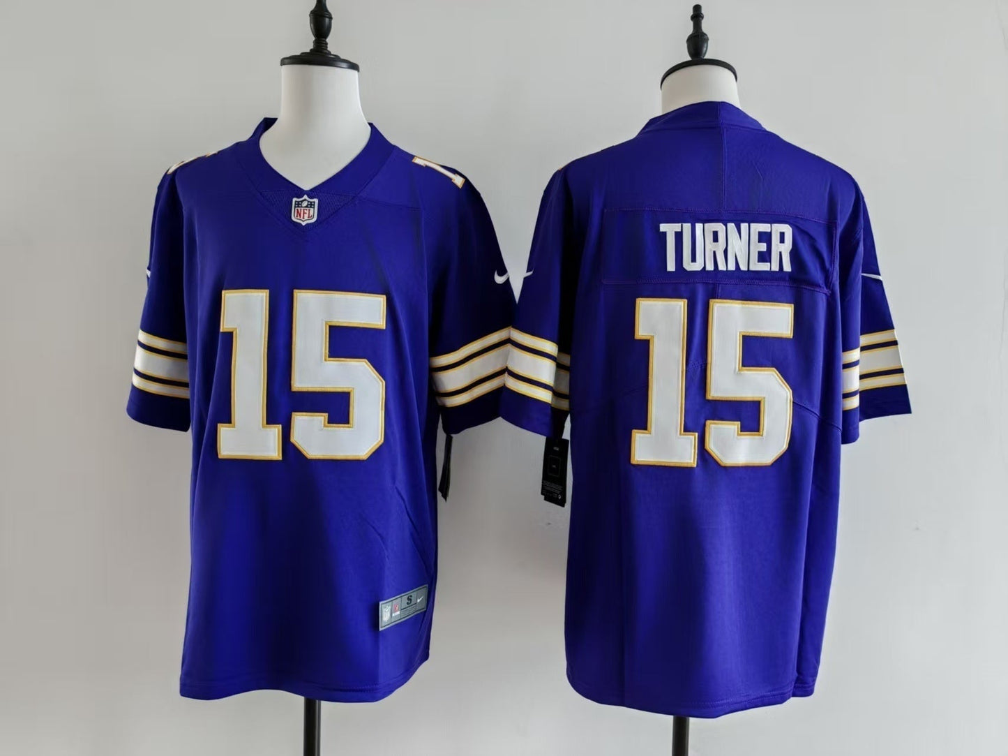 Men's Minnesota Vikings Dallas Turner Nike Jersey - Retro Purple