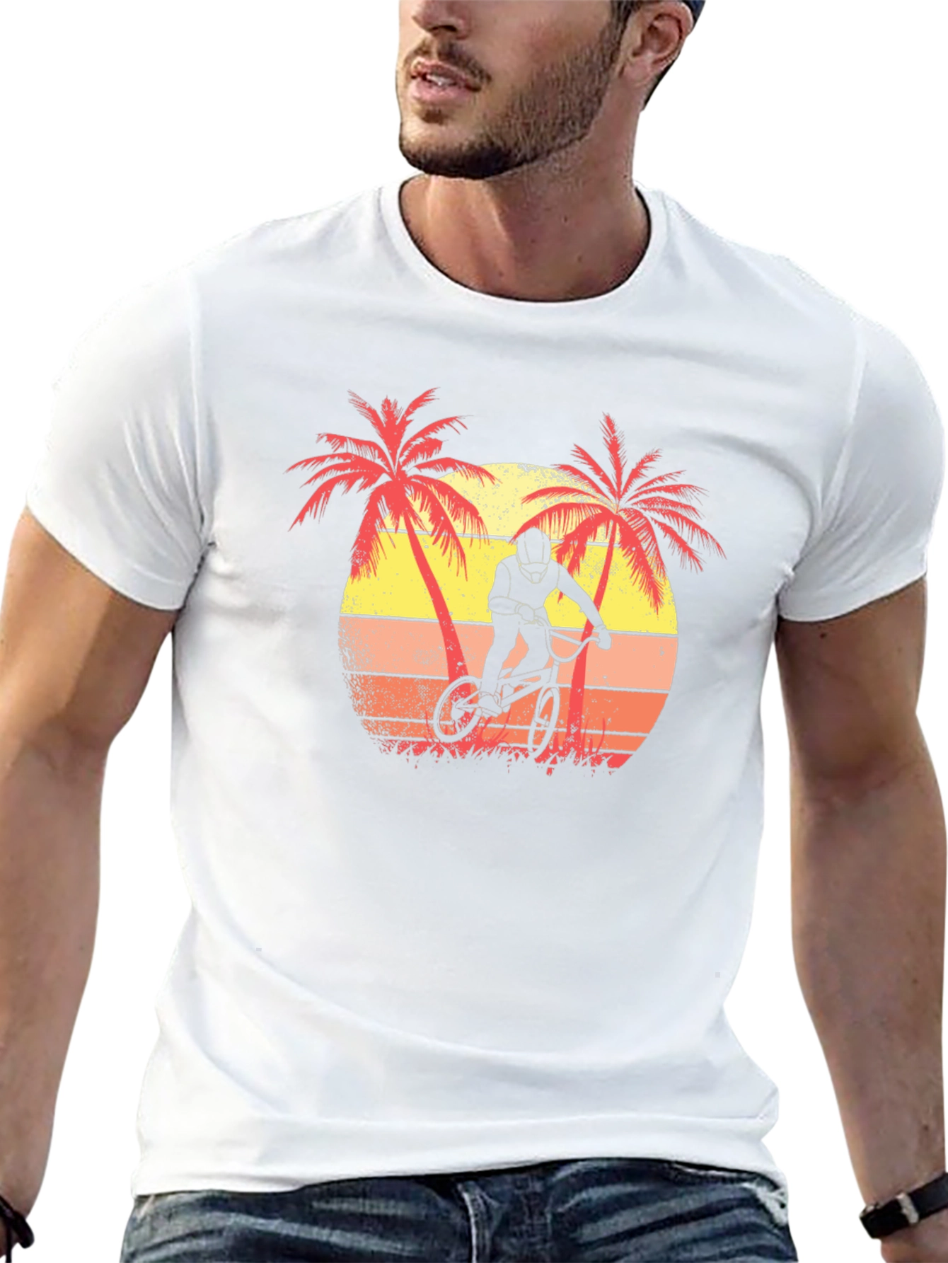 BMX Sunset Graphic Tee