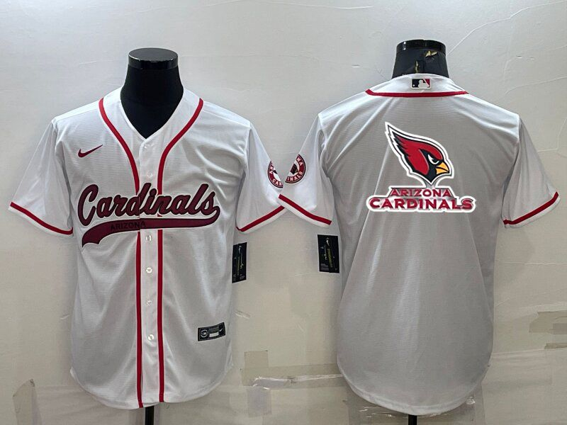 Men's Arizona Cardinals White Game Jerseys