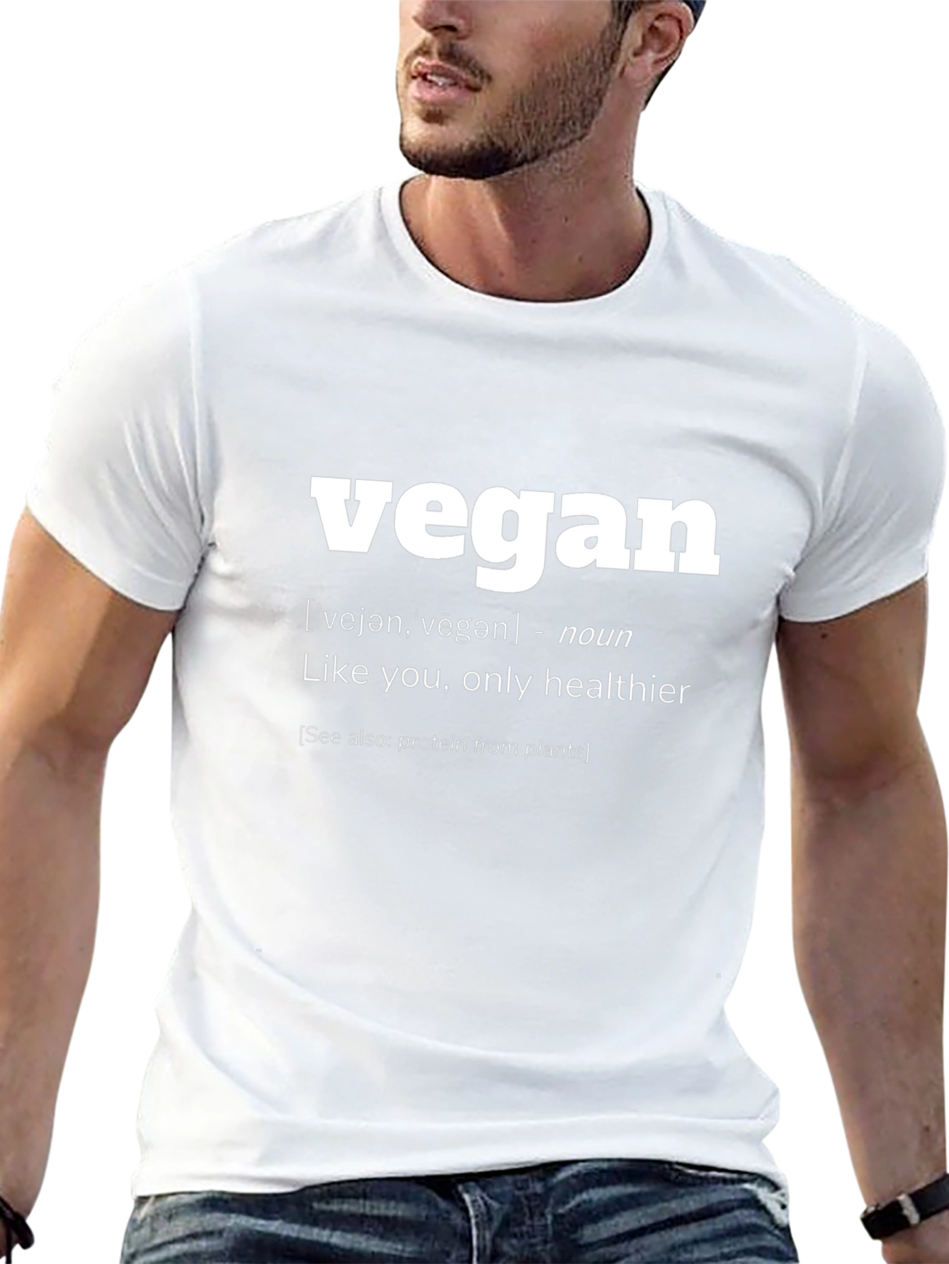 Vegan Definition T-Shirt - Healthy Lifestyle Tee