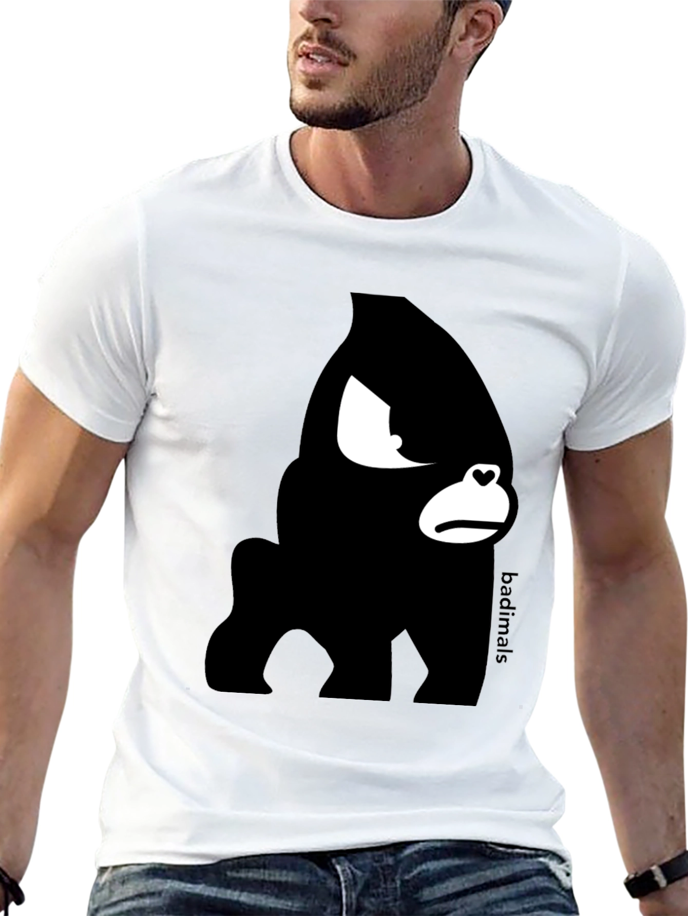 Badimals Black Gorilla Graphic T-Shirt