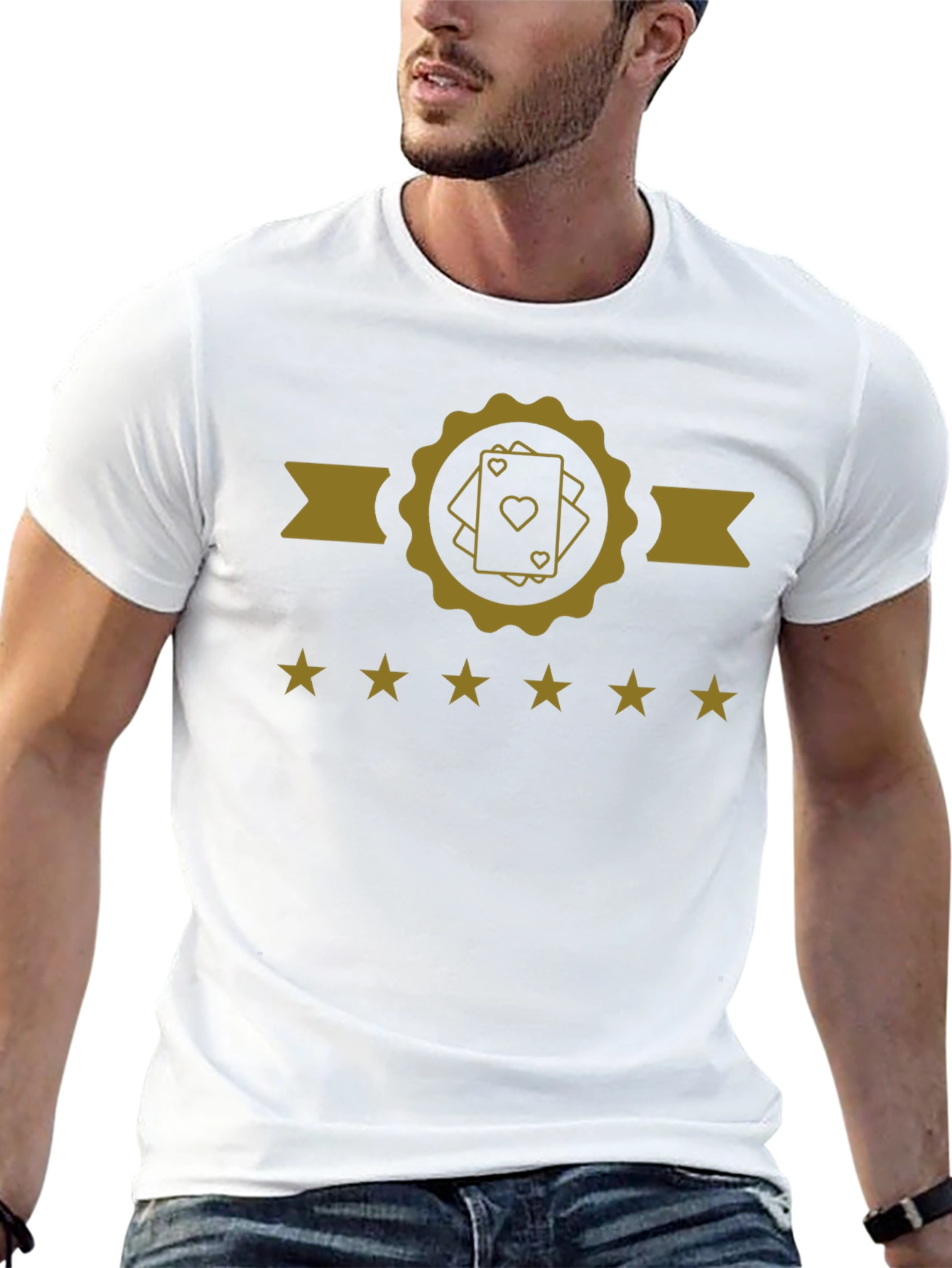 Ace of Hearts T-Shirt - Lucky Gambling Tee