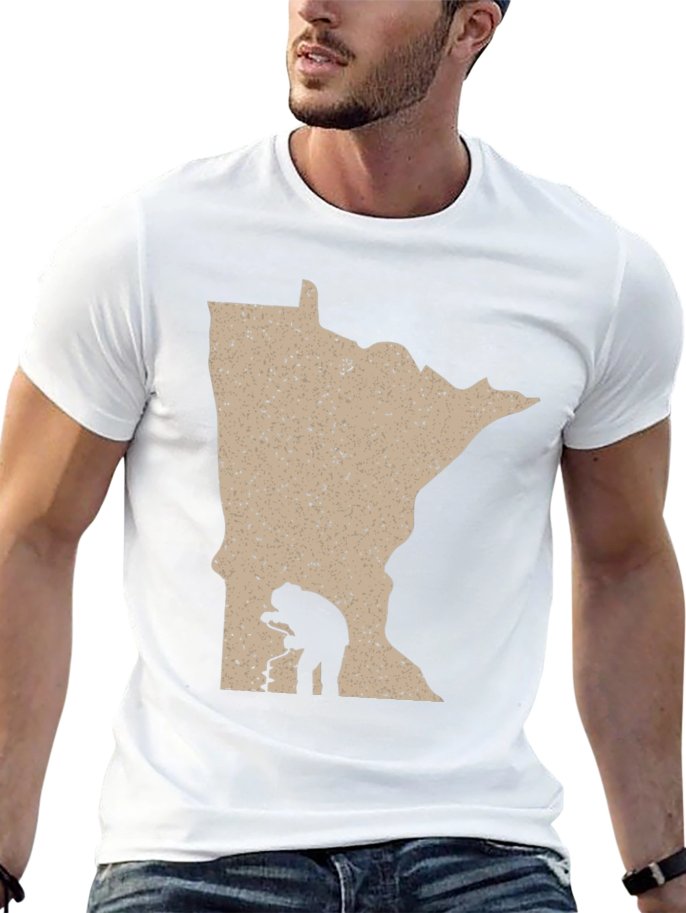 Minnesota Ice Fishing Graphic Tee