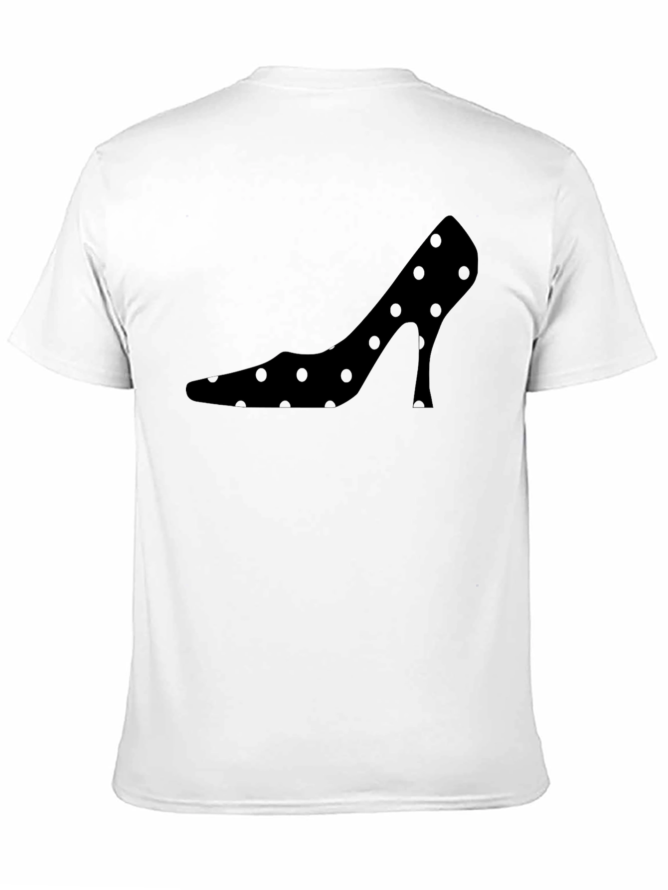 Polka Dot High Heel Silhouette T-Shirt
