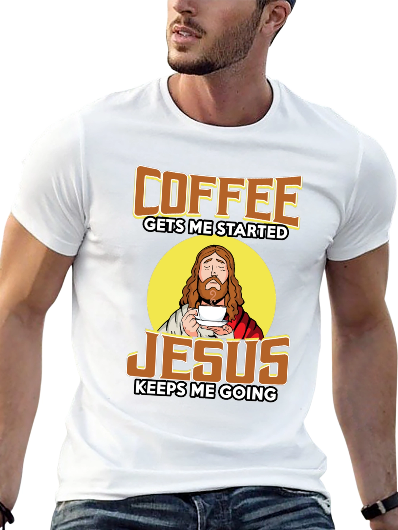 Coffee and Jesus Graphic Tee