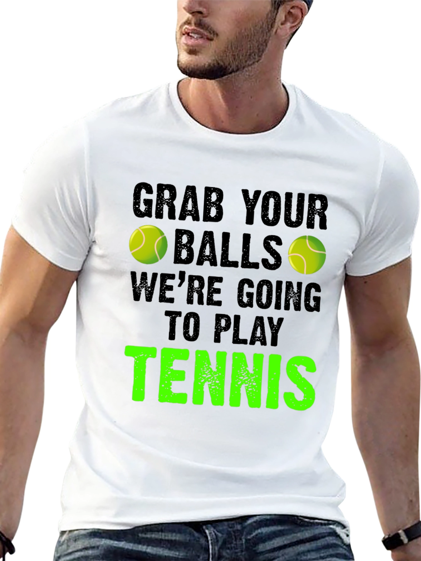 Grab Your Balls Tennis Graphic Tee