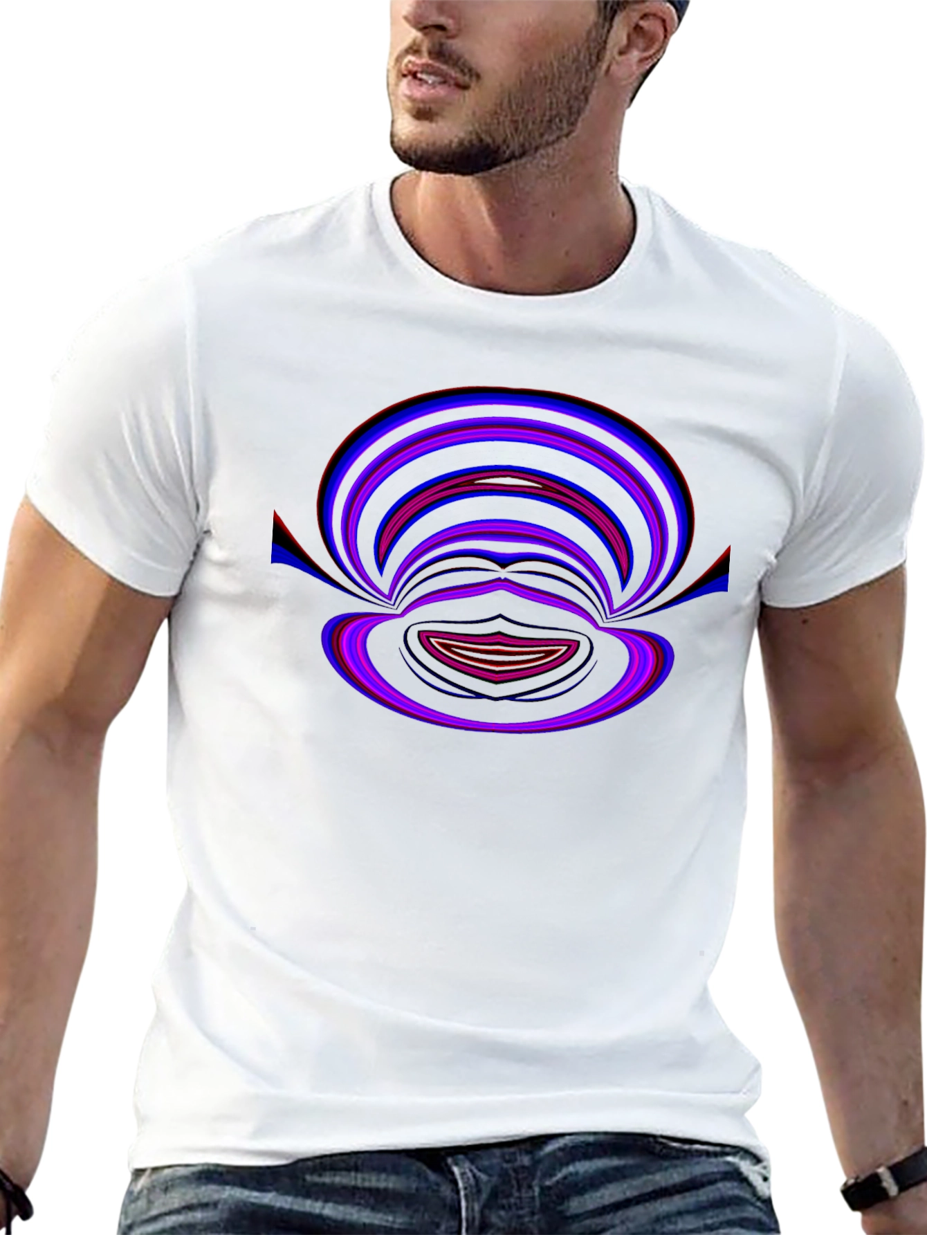 Abstract Graphic Print T-Shirt