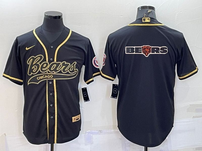 Men's Chicago Bears Black Game Jerseys