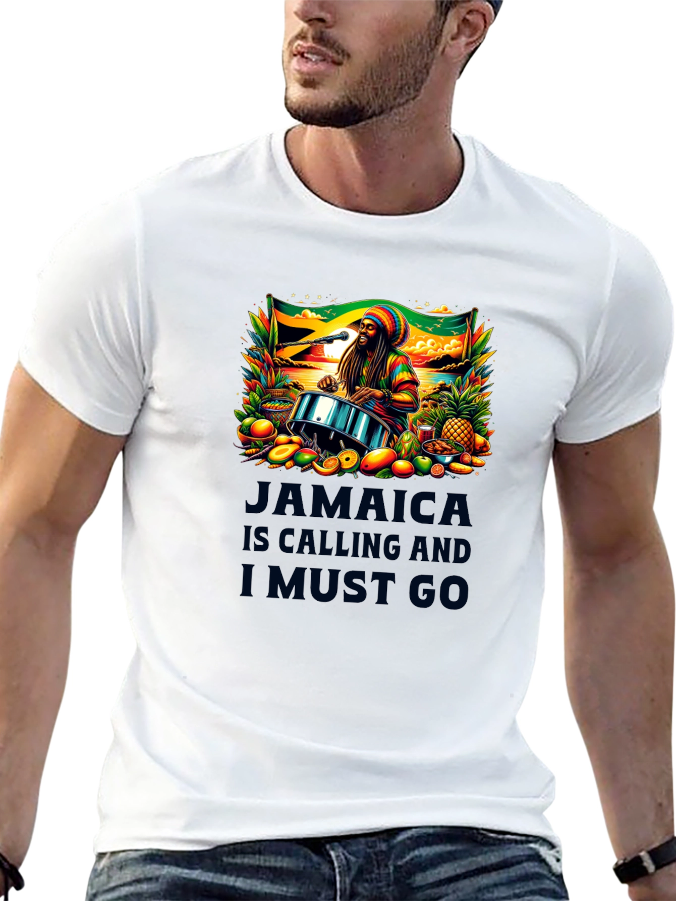 Jamaica Calling Graphic T-Shirt