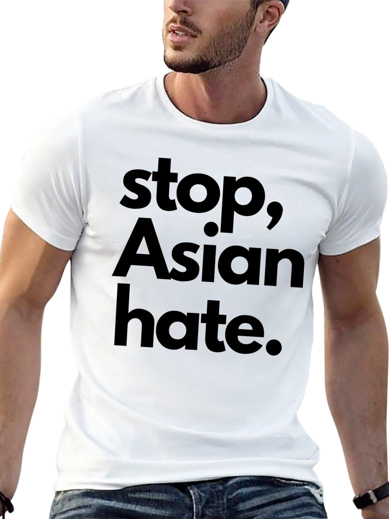 Stop Asian Hate T-Shirt - Black Activism Tee