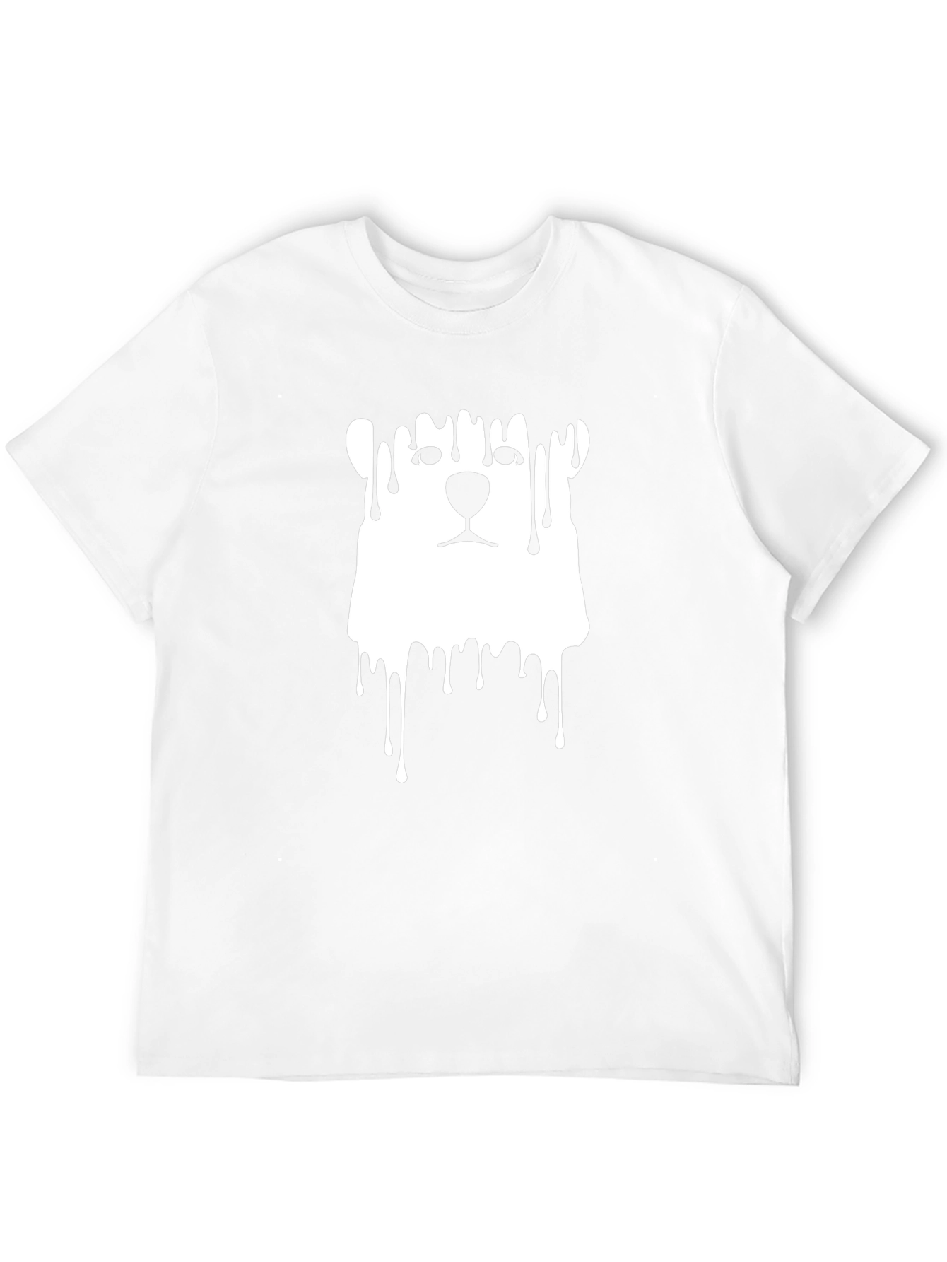 Melting Bear Graphic Tee - Modern Streetwear