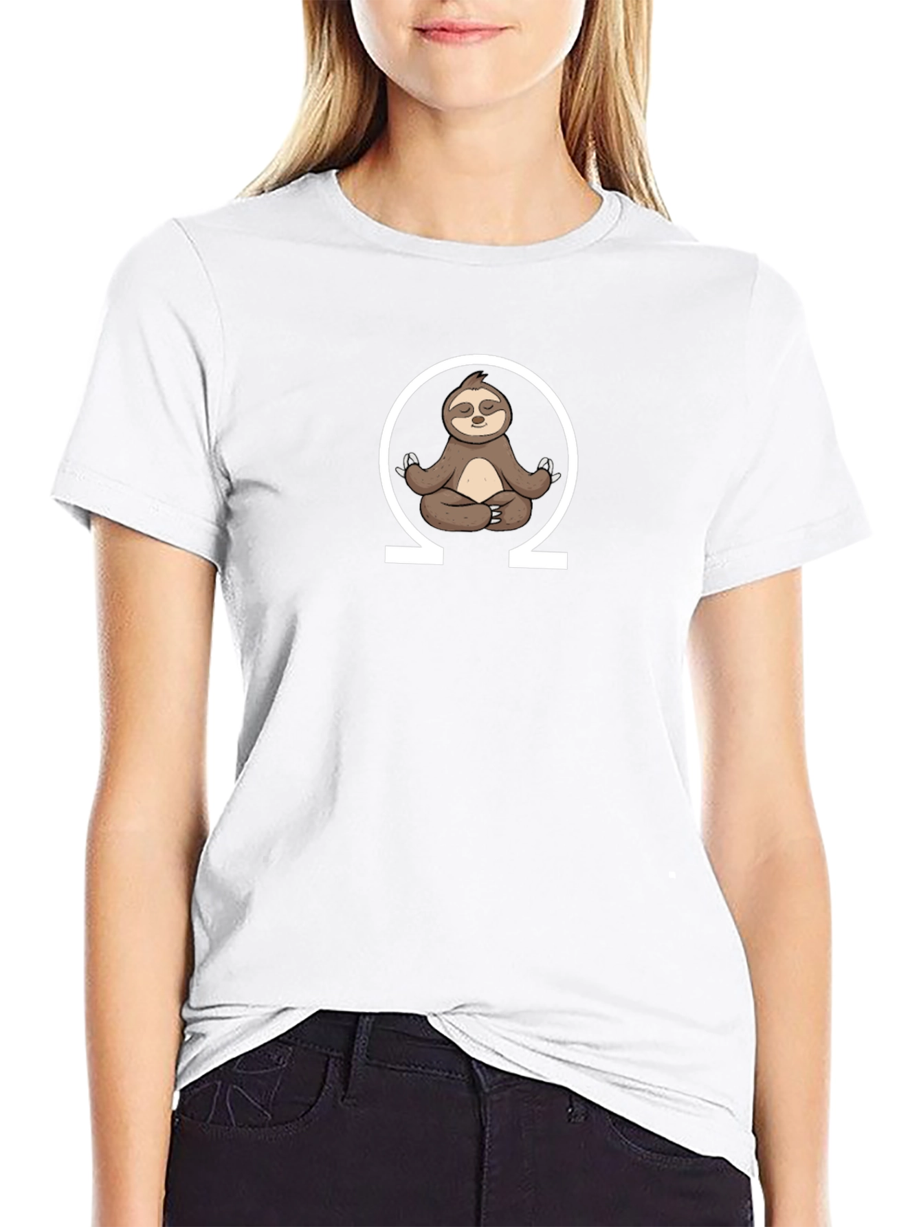 Meditating Sloth Omega T-Shirt