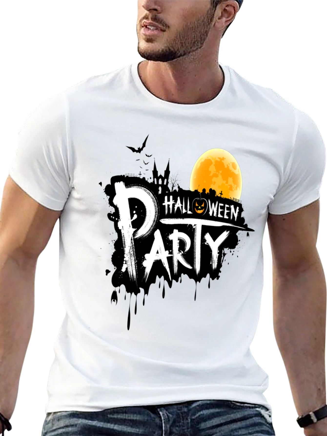 Halloween Party T-Shirt - Spooky Season Apparel