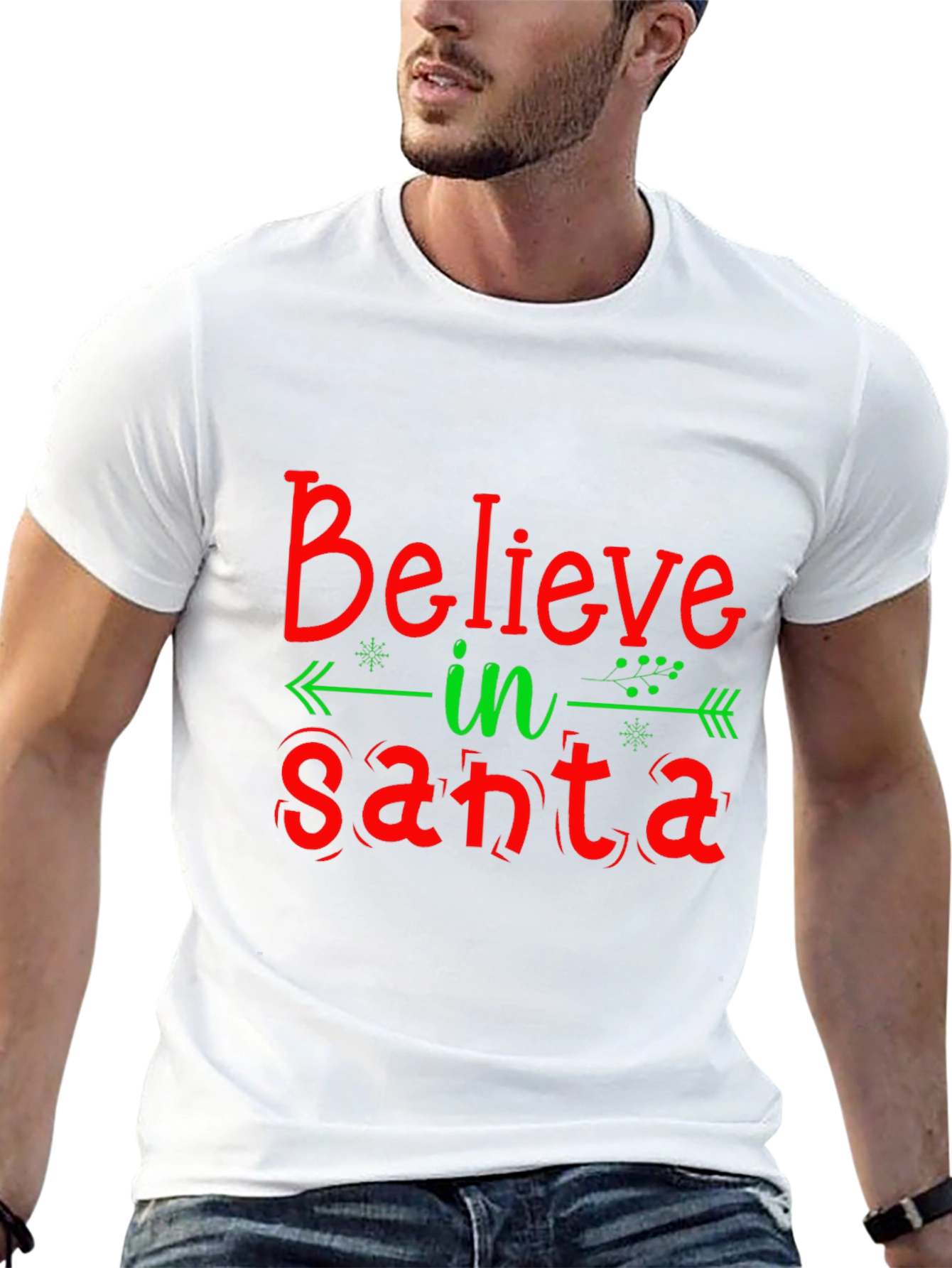 Believe in Santa Christmas Tee