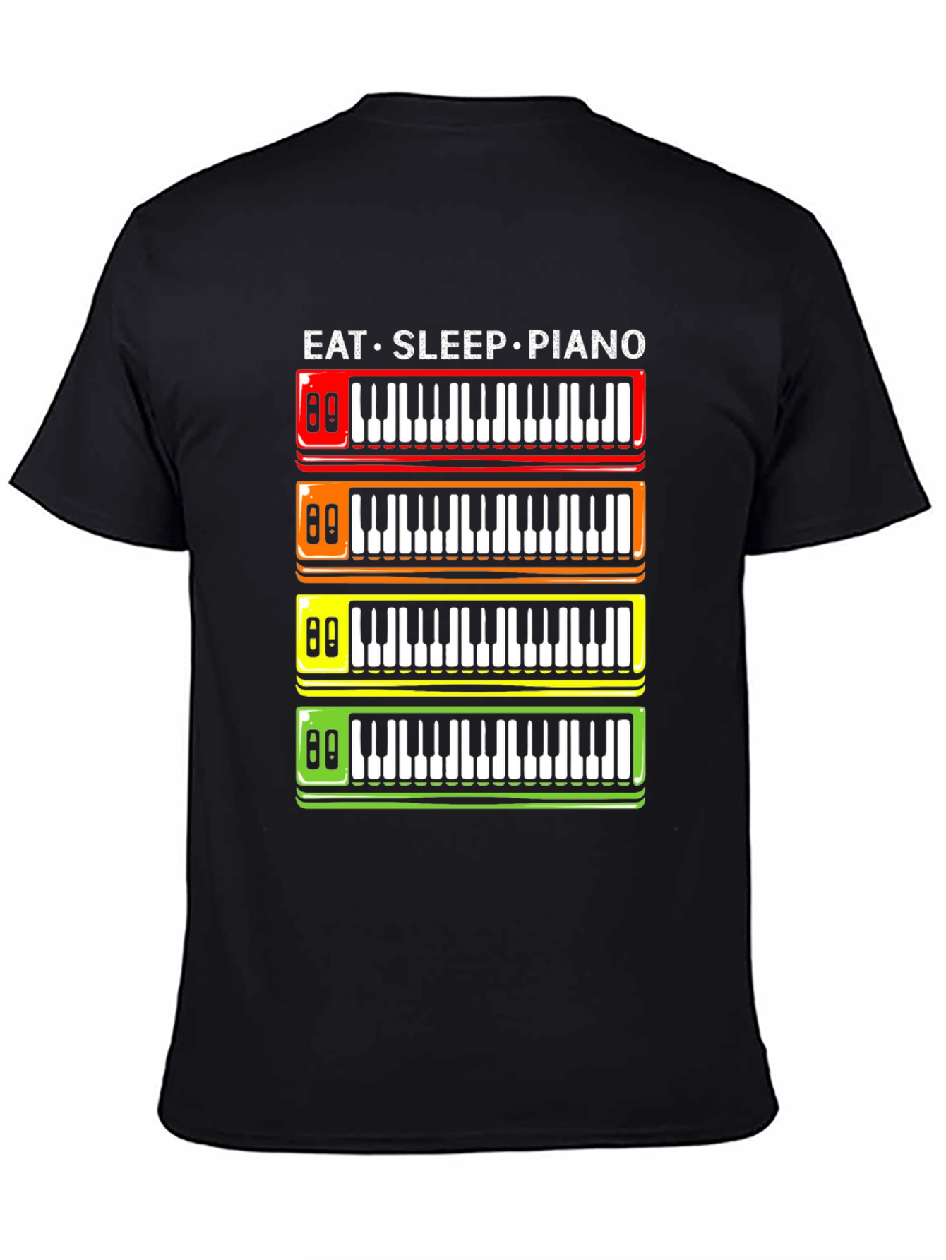 Eat Sleep Piano T-Shirt - Music Lover Tee