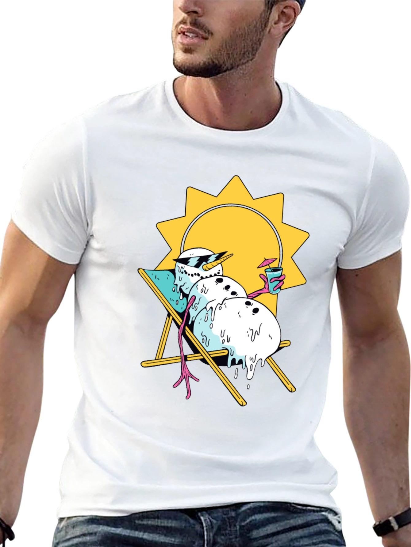 Melting Snowman Summer T-Shirt