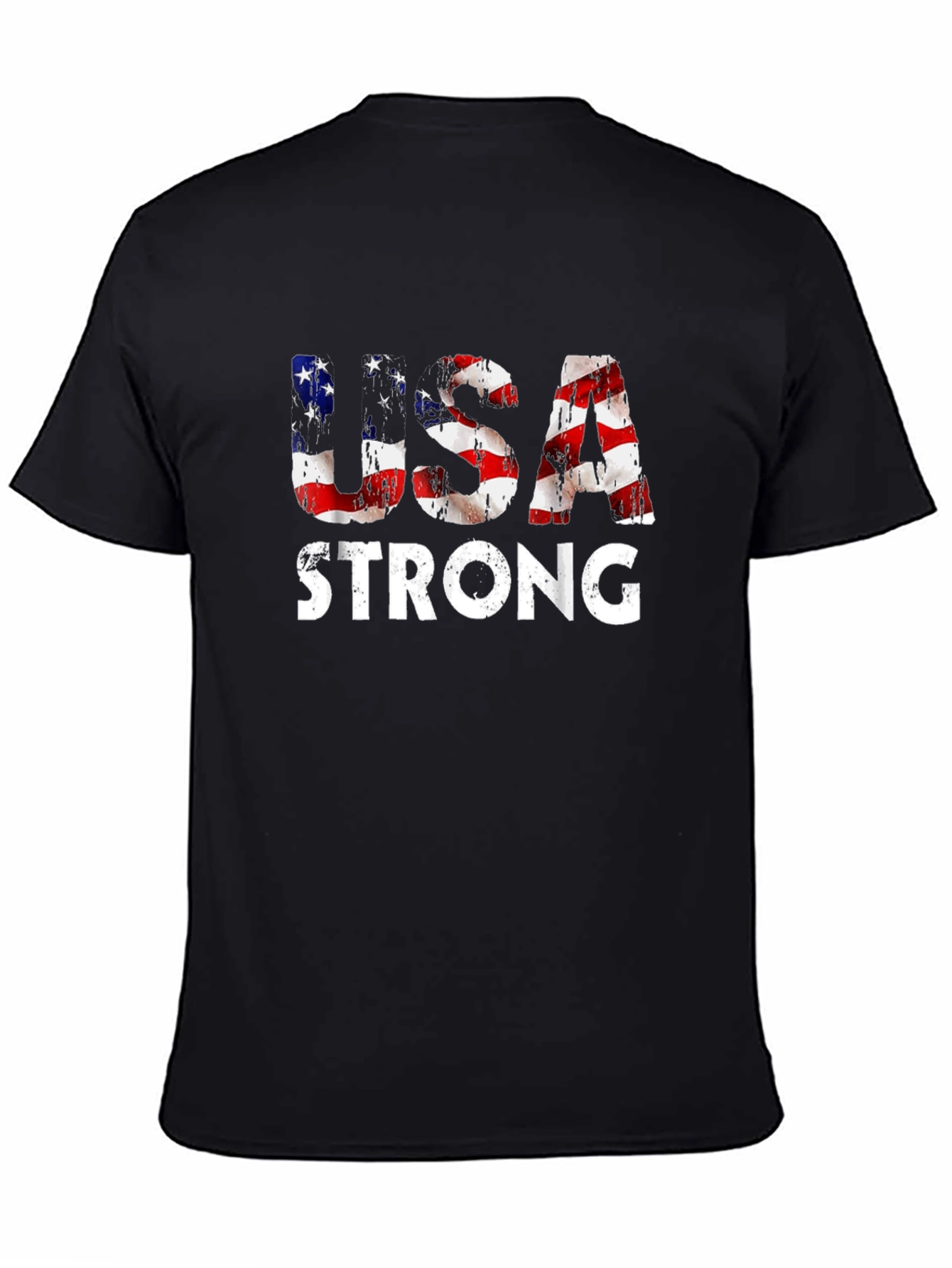 USA Strong Patriotic Graphic T-Shirt