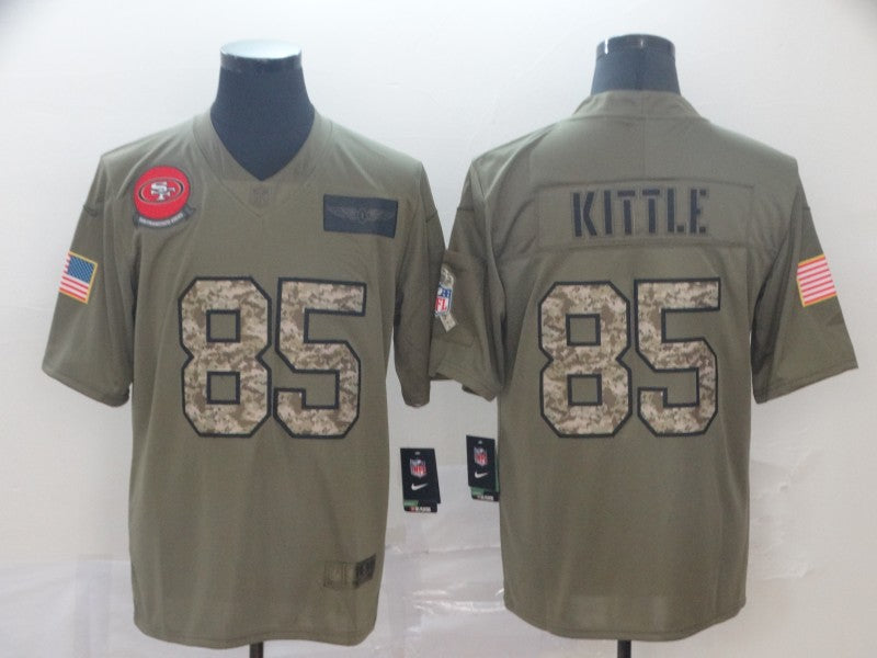 Men's San Francisco 49ers George Kittle #85 Brown Alternate Game Jerseys