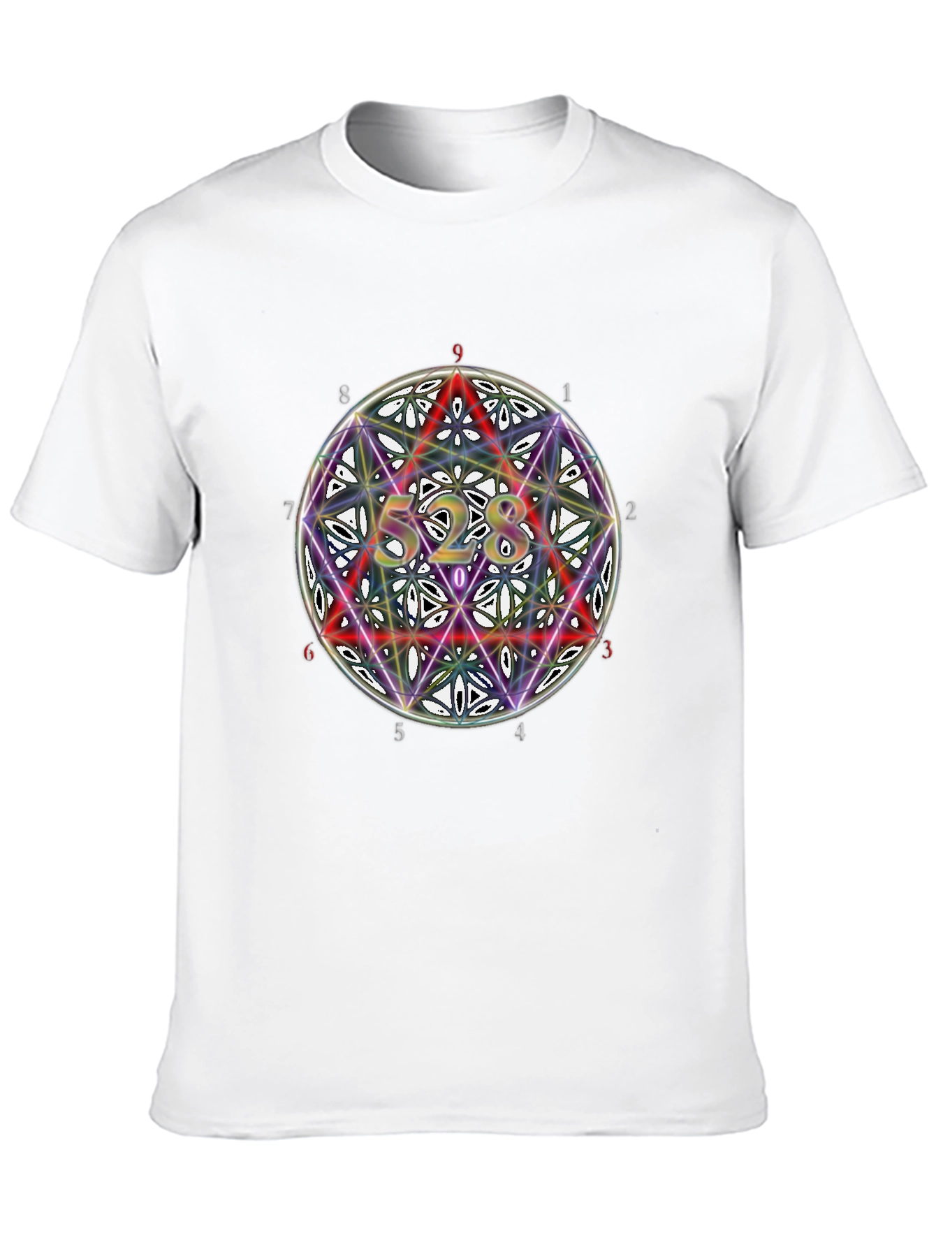 Mystic Symbol Graphic Tee - Numerology Design