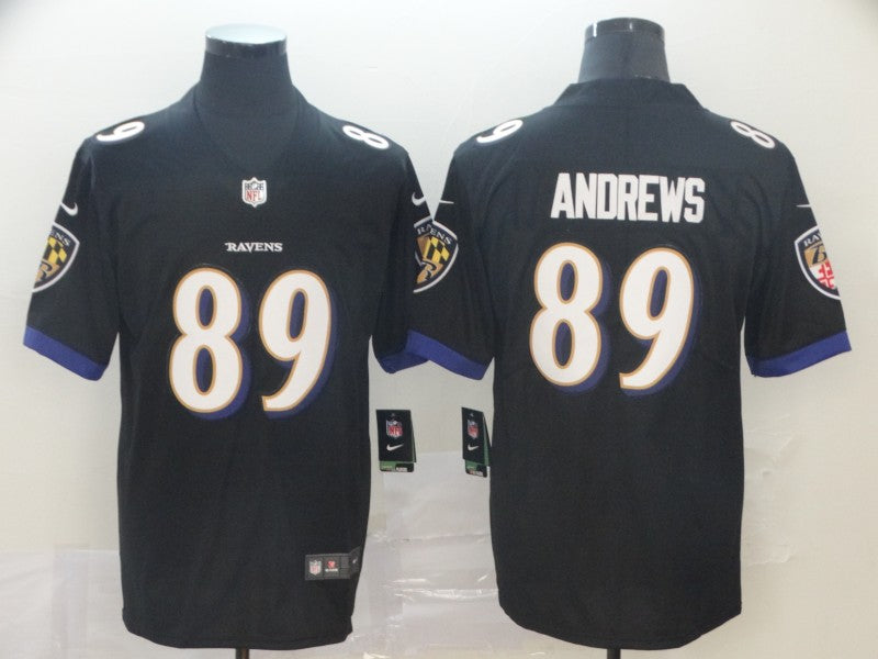 Men's Baltimore Ravens Mark Andrews #89 Black Vapor Limited Jerseys
