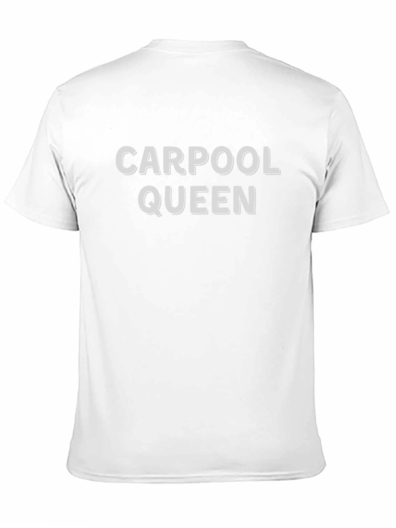 Carpool Queen Graphic Tee - Black Cotton T-Shirt