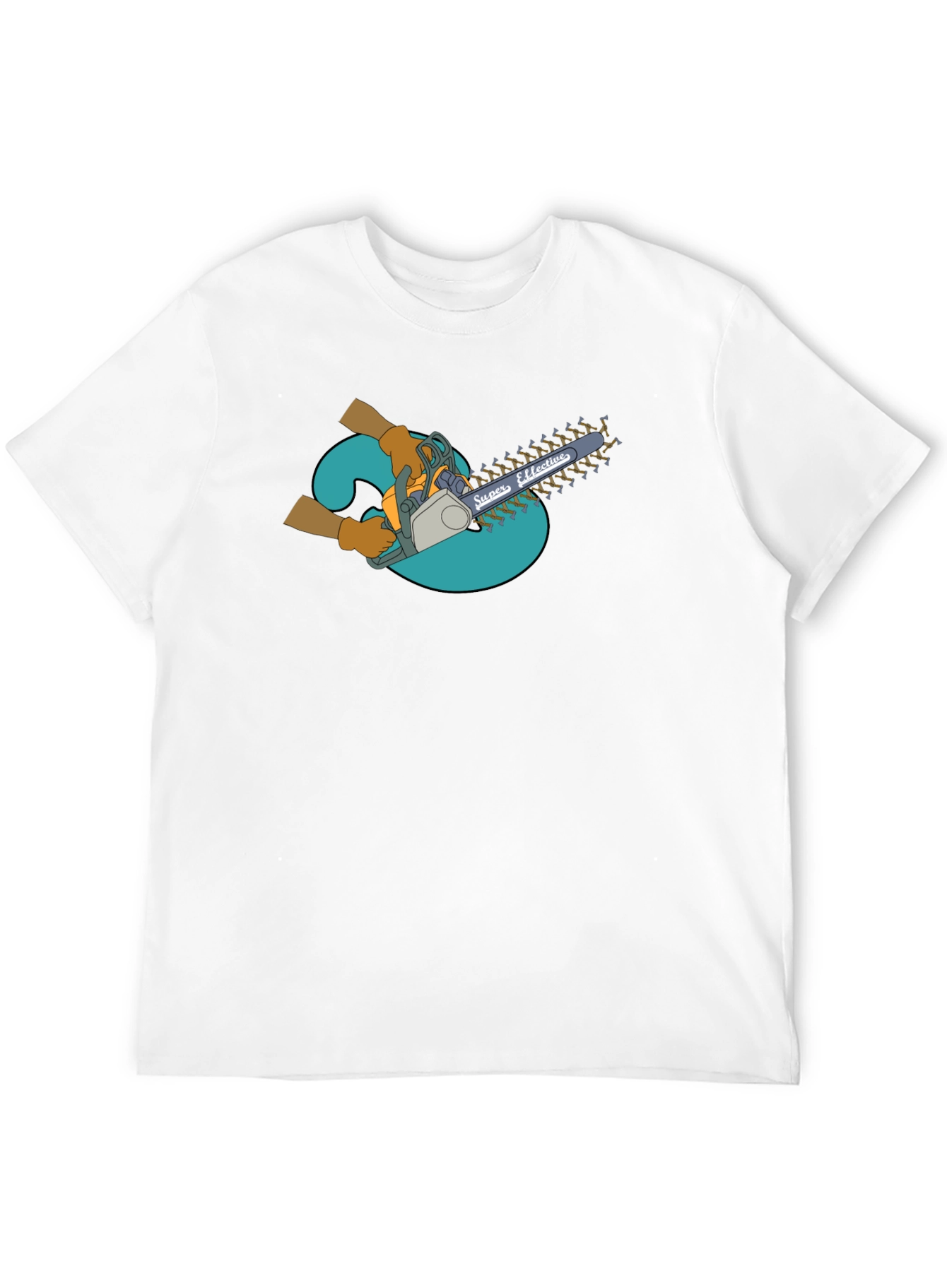 Super Effective Chainsaw T-Shirt - Black