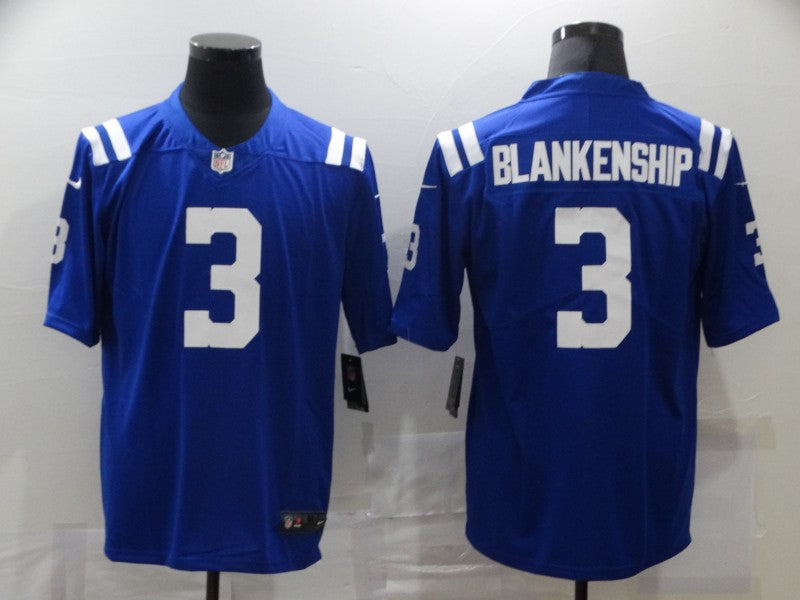 Men's Indianapolis Colts Rodrigo Blankenship #3 Blue Game Jerseys