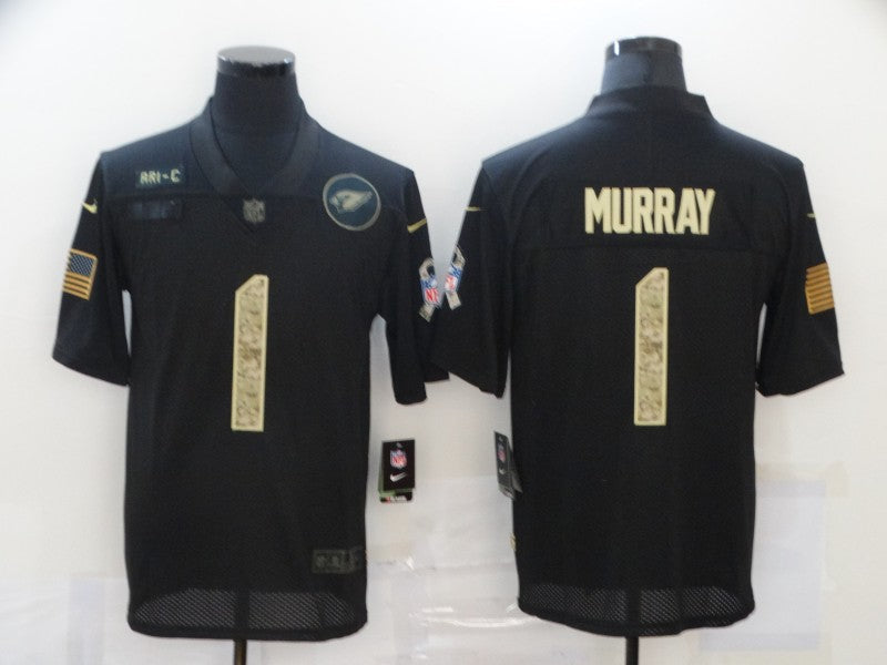 Men's Arizona Cardinals Kyler Murray #1 Black Game Jerseys