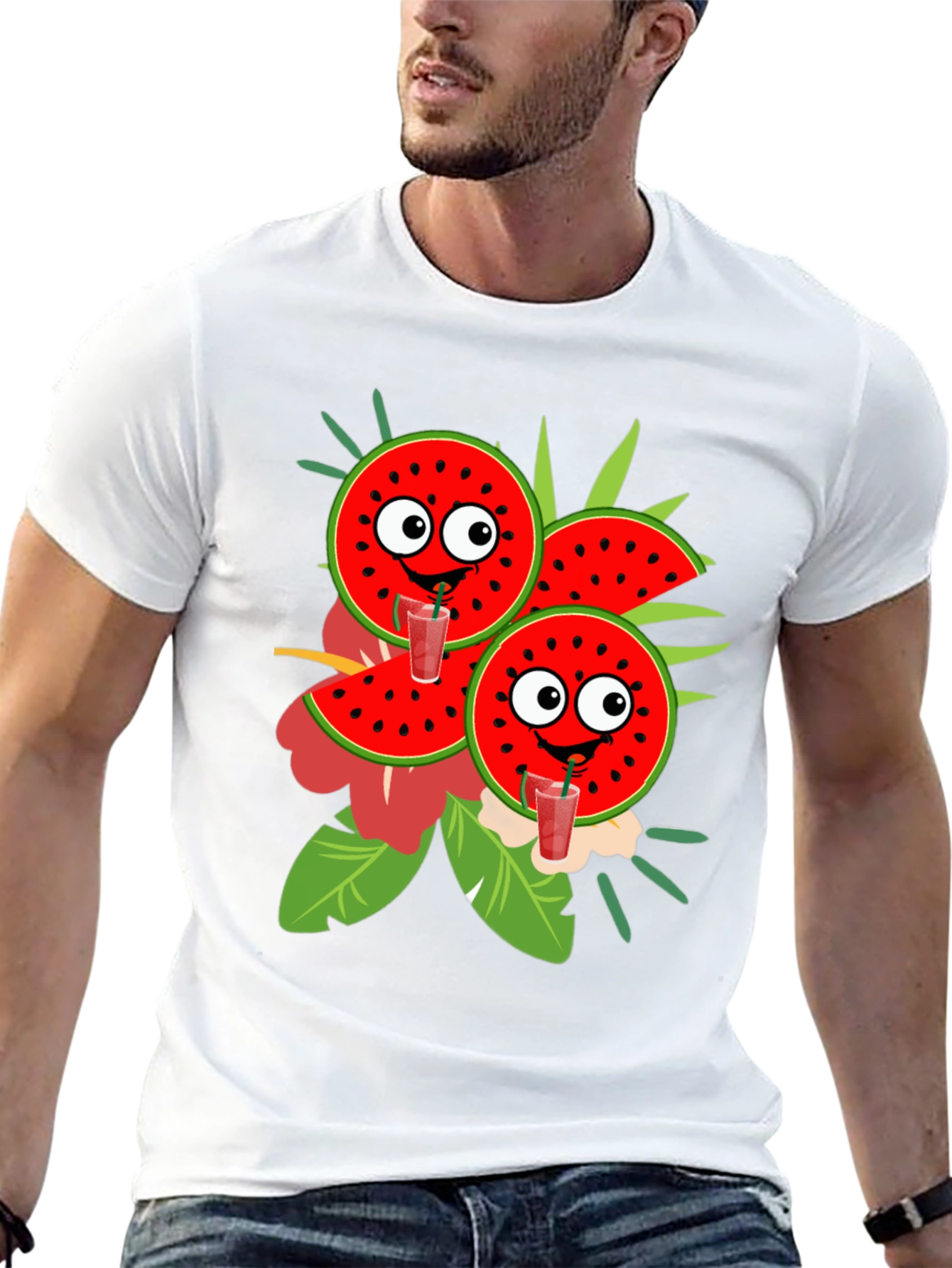 Whimsical Watermelon Graphic Tee