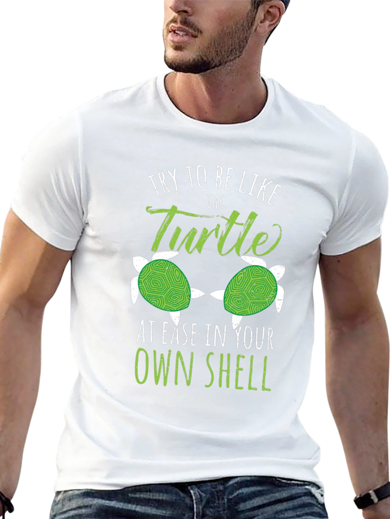 Be Like the Turtle Graphic T-Shirt - Relaxed Fit