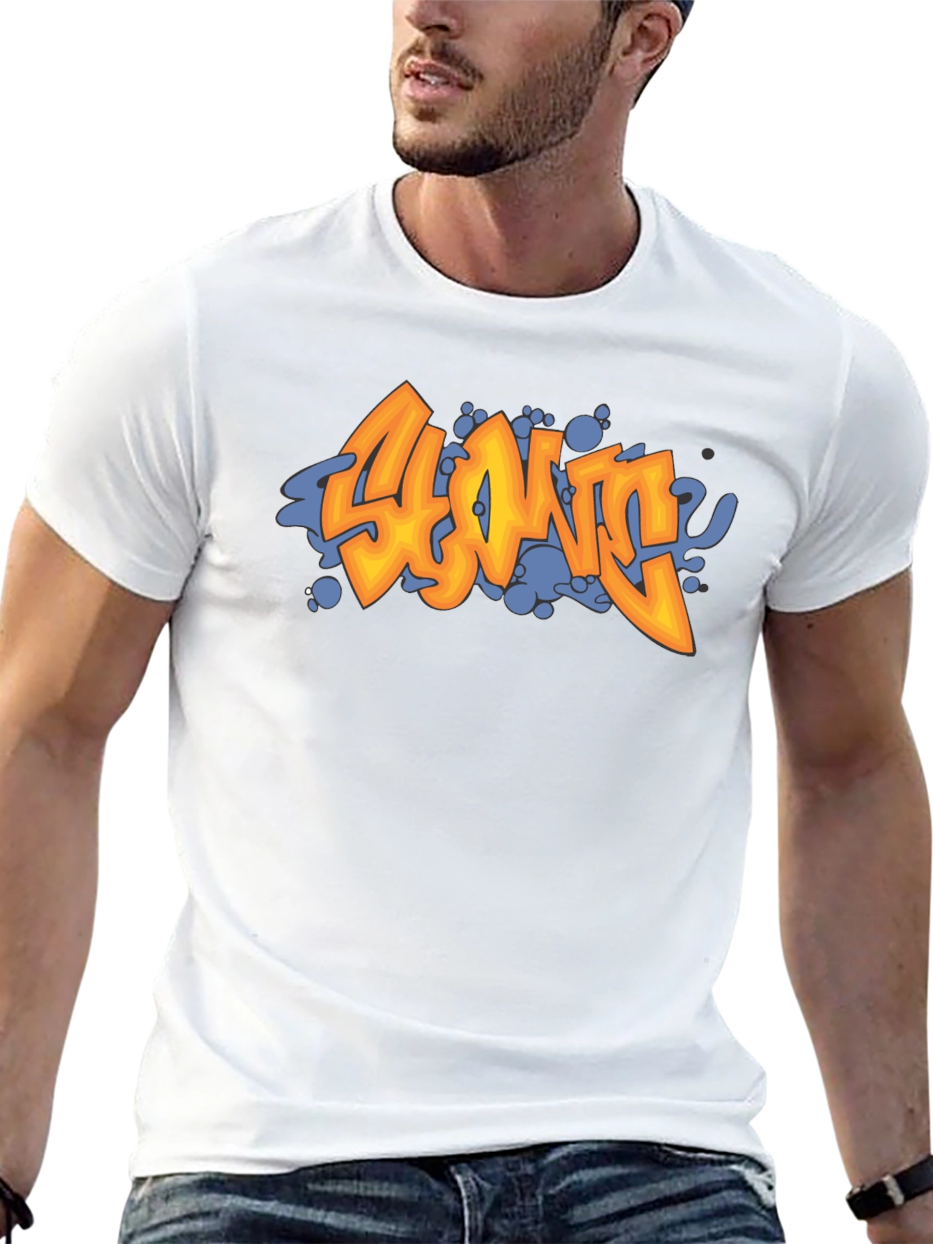 Edgy Graffiti T-Shirt - Cool Streetwear Design