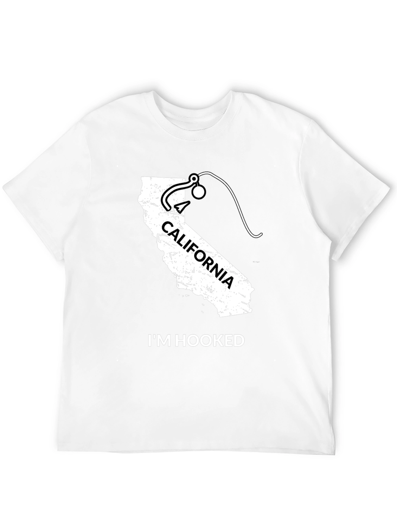 California Fishing Hooked T-Shirt
