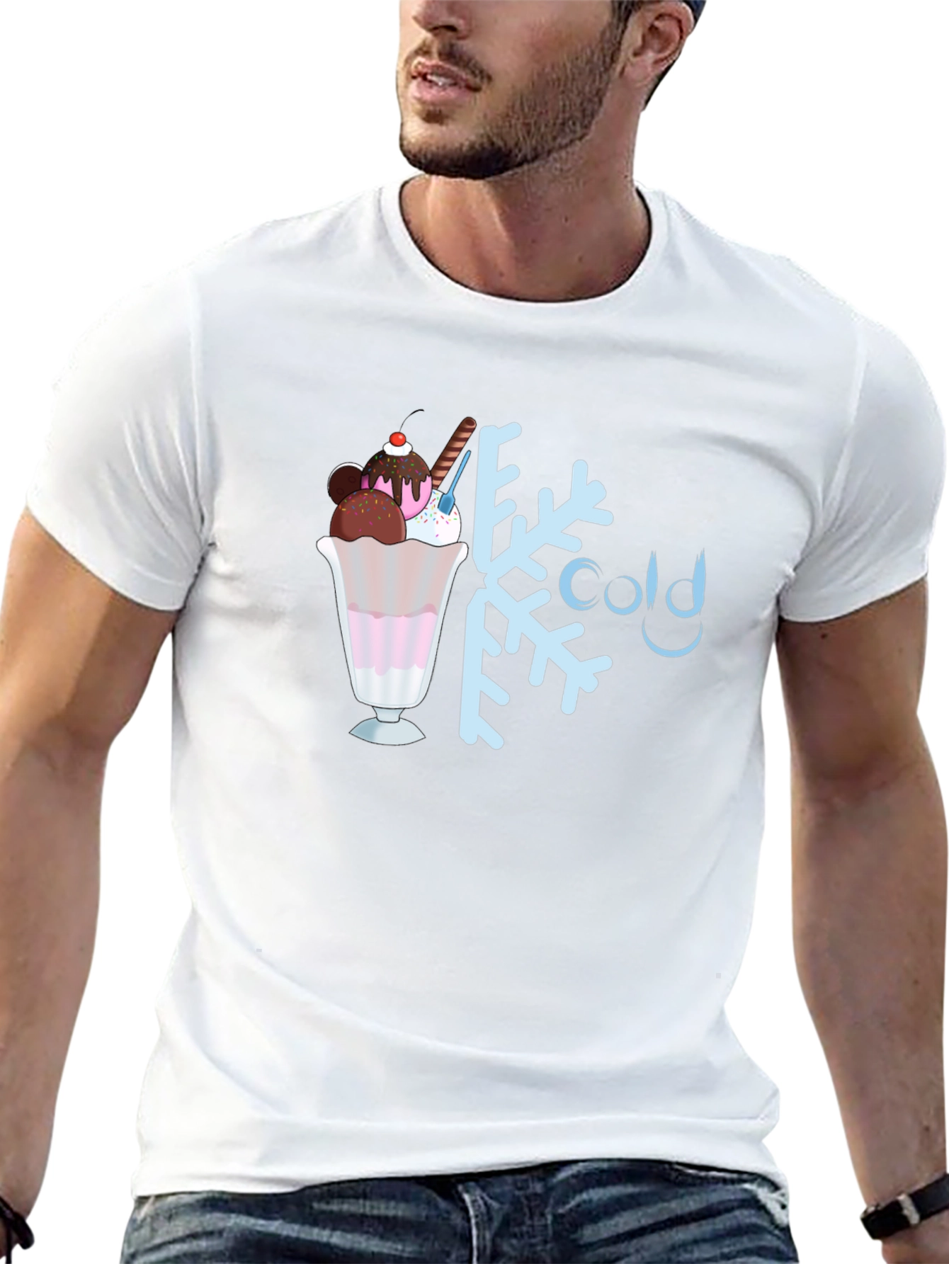 Cold Treat Graphic Tee - Black
