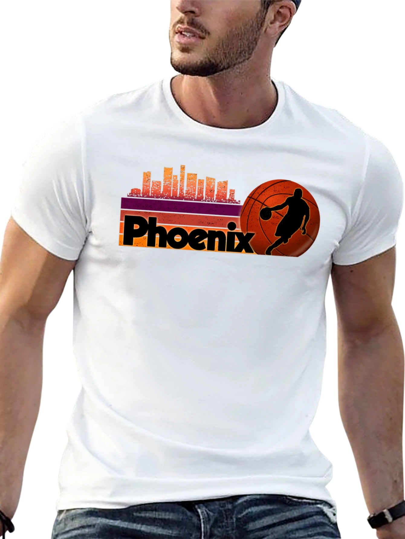 Phoenix Basketball Black T-Shirt