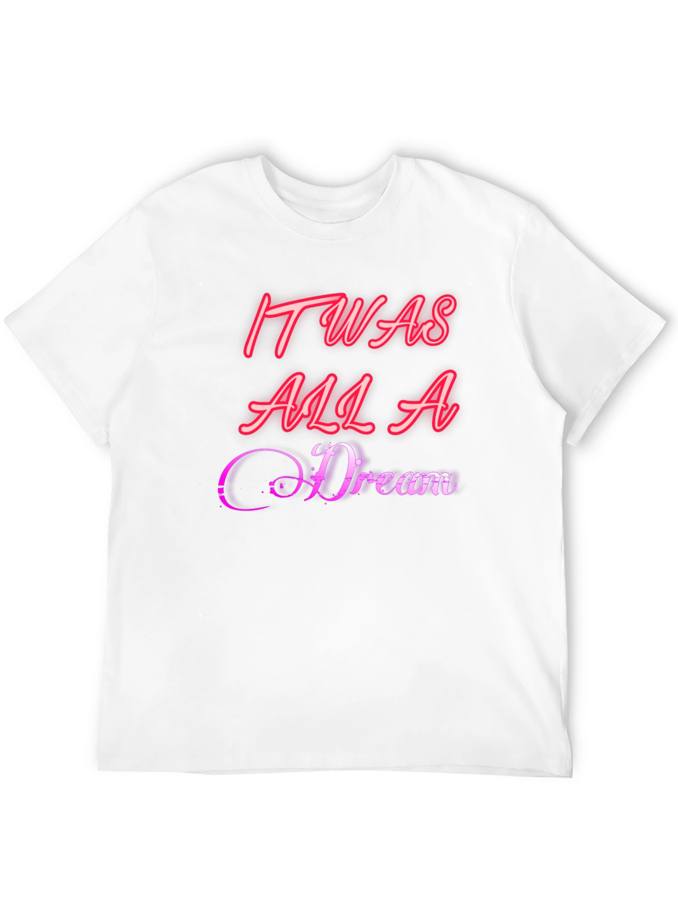 It Was All A Dream Graphic Tee - Black