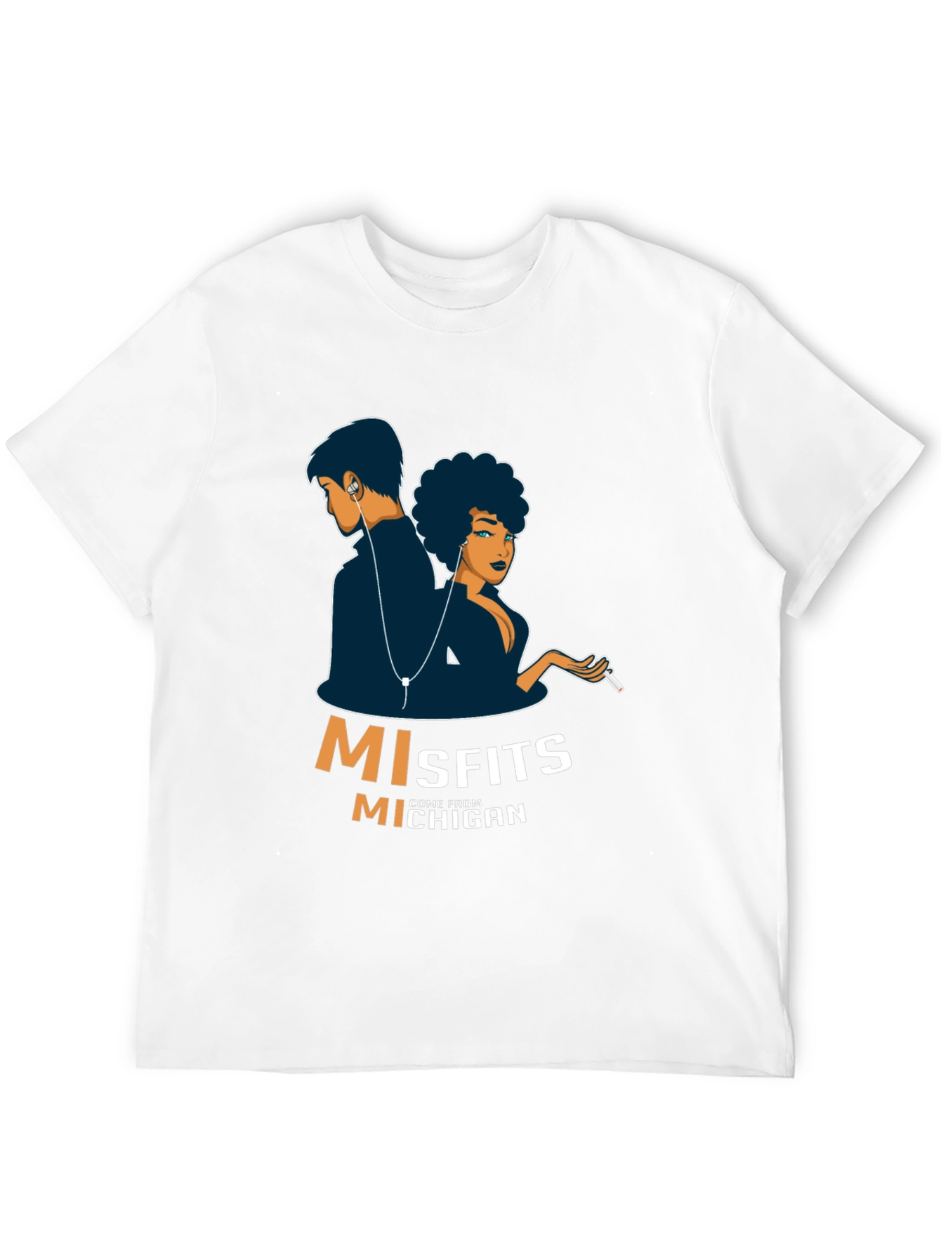 Misfits From Michigan Graphic T-Shirt