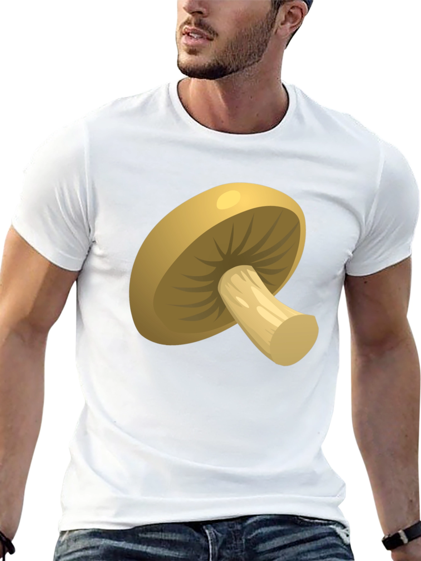 Mushroom Graphic Tee - Unisex Cotton T-Shirt