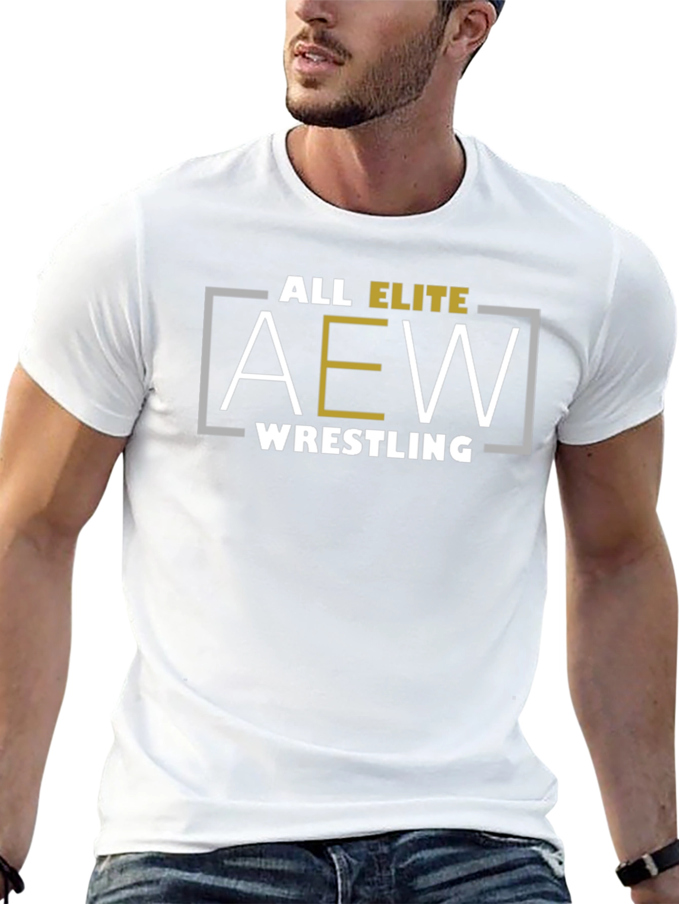 AEW All Elite Wrestling Black T-Shirt