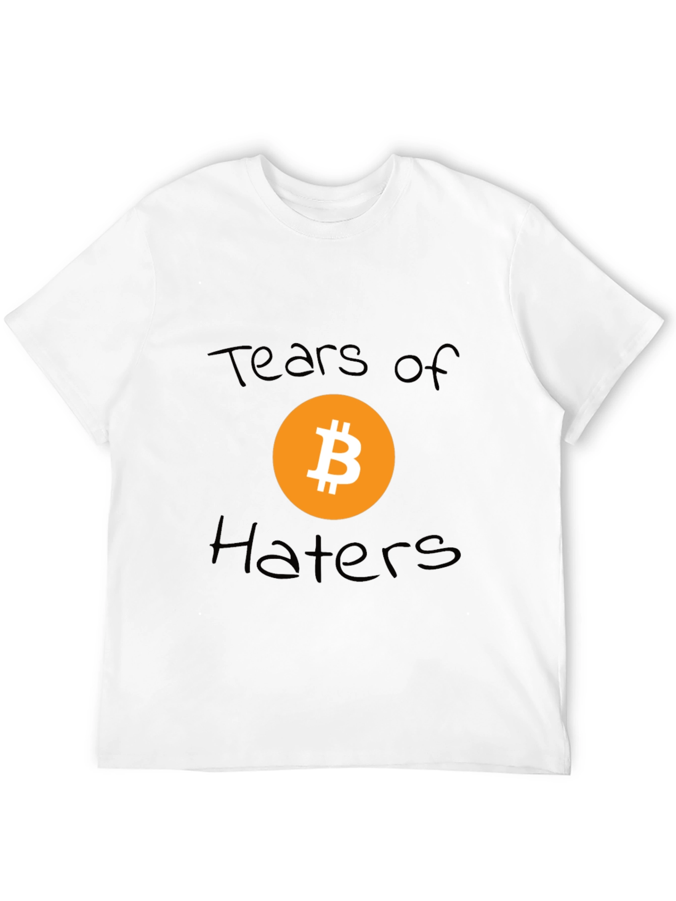 Tears of Haters Bitcoin Graphic T-Shirt