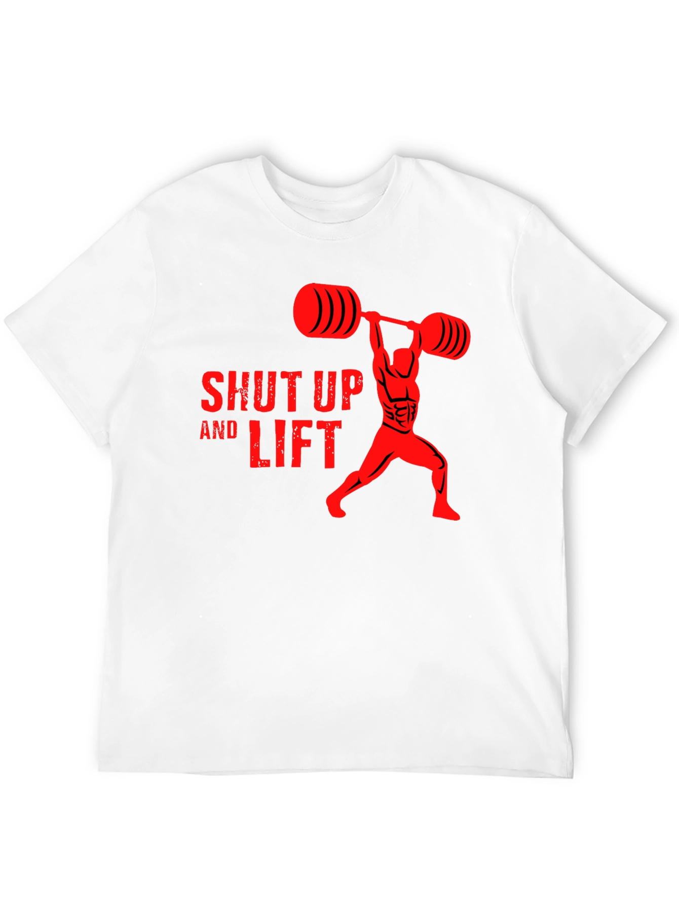 Shut Up and Lift Gym T-Shirt - Black